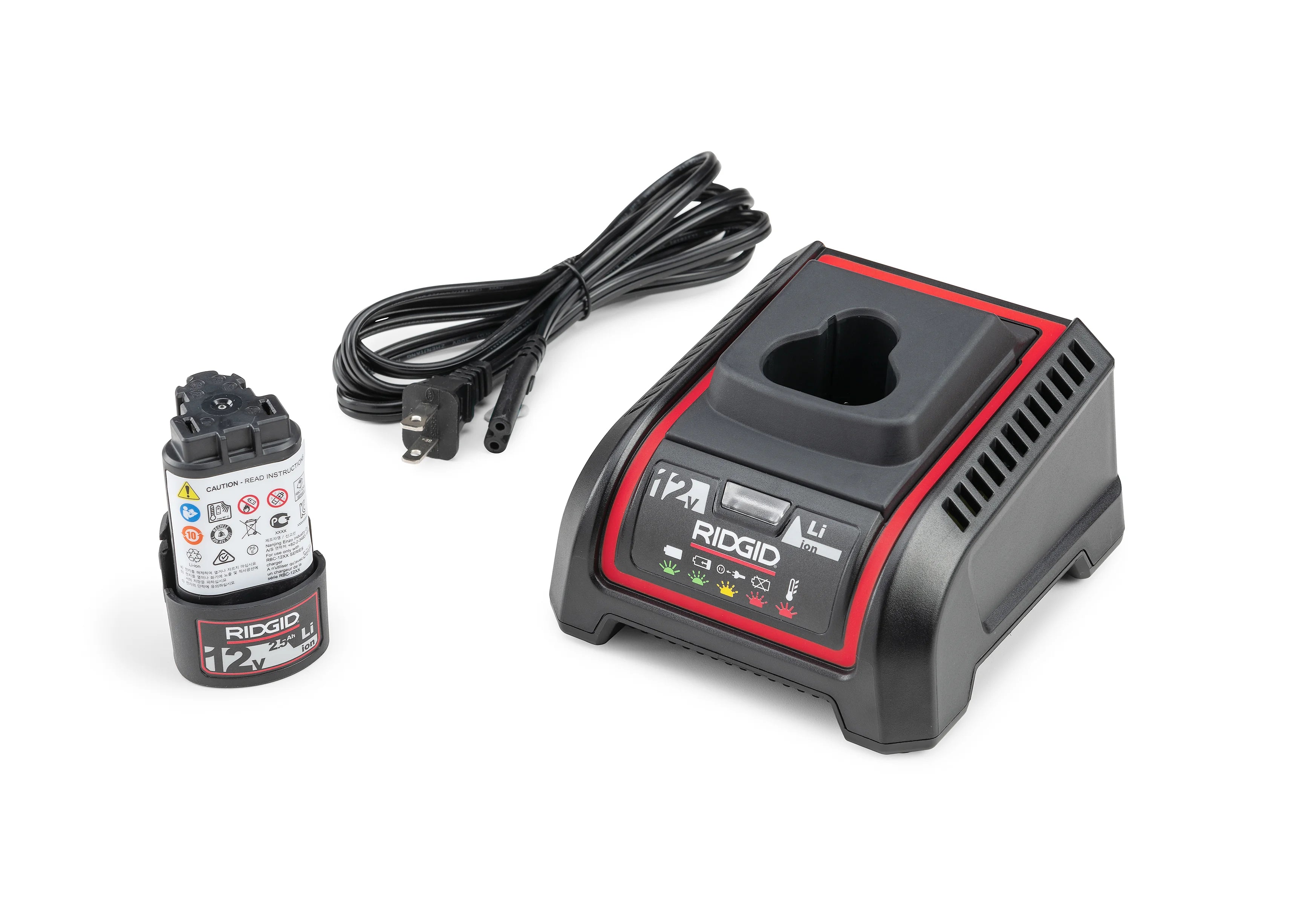 RIDGID 55193 - Cargador de batería de iones de litio avanzada de 12 V - Vista 7