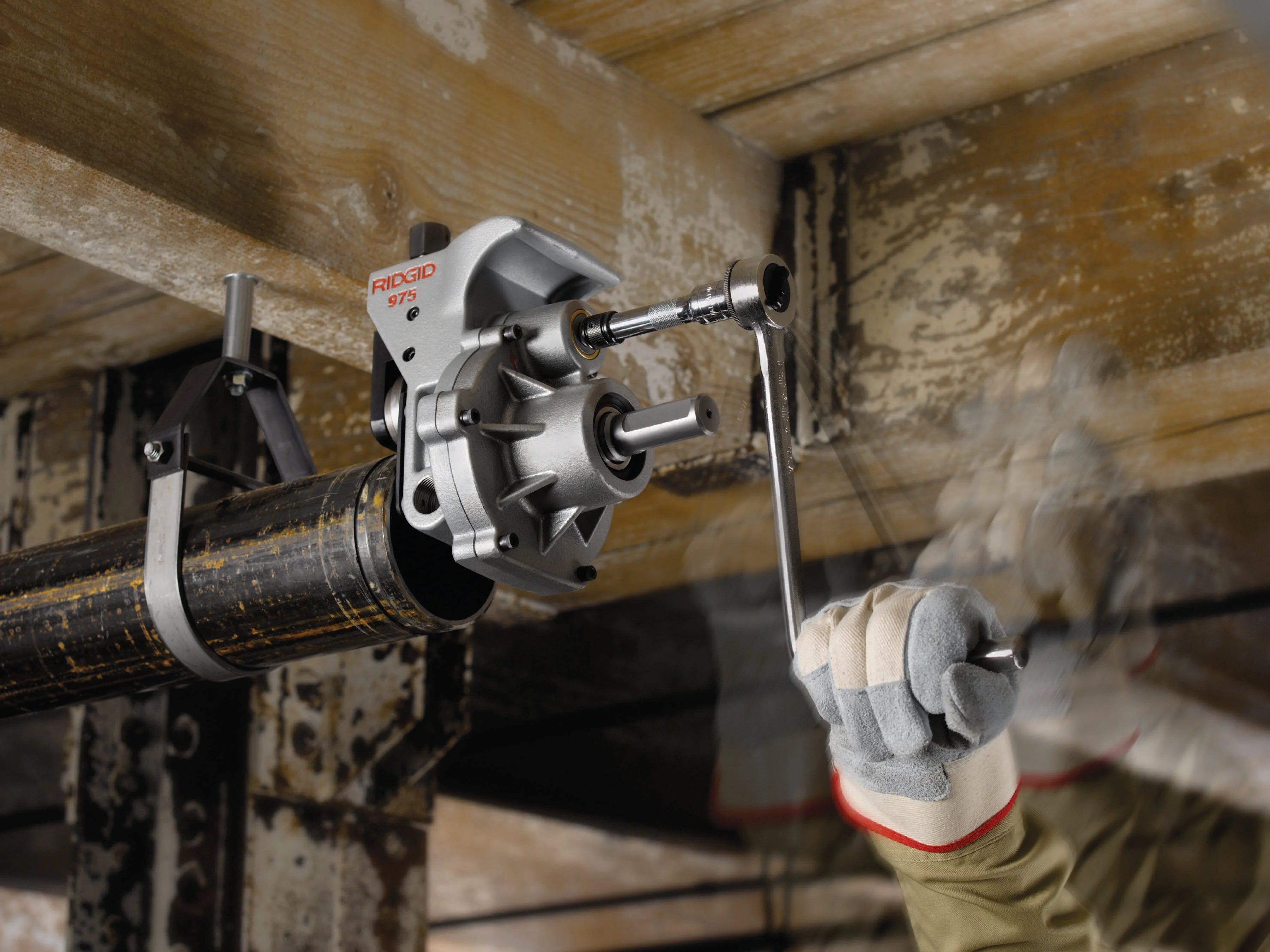 RIDGID 25638 - ROLL GROOVER 975 COMBO - Vista 6