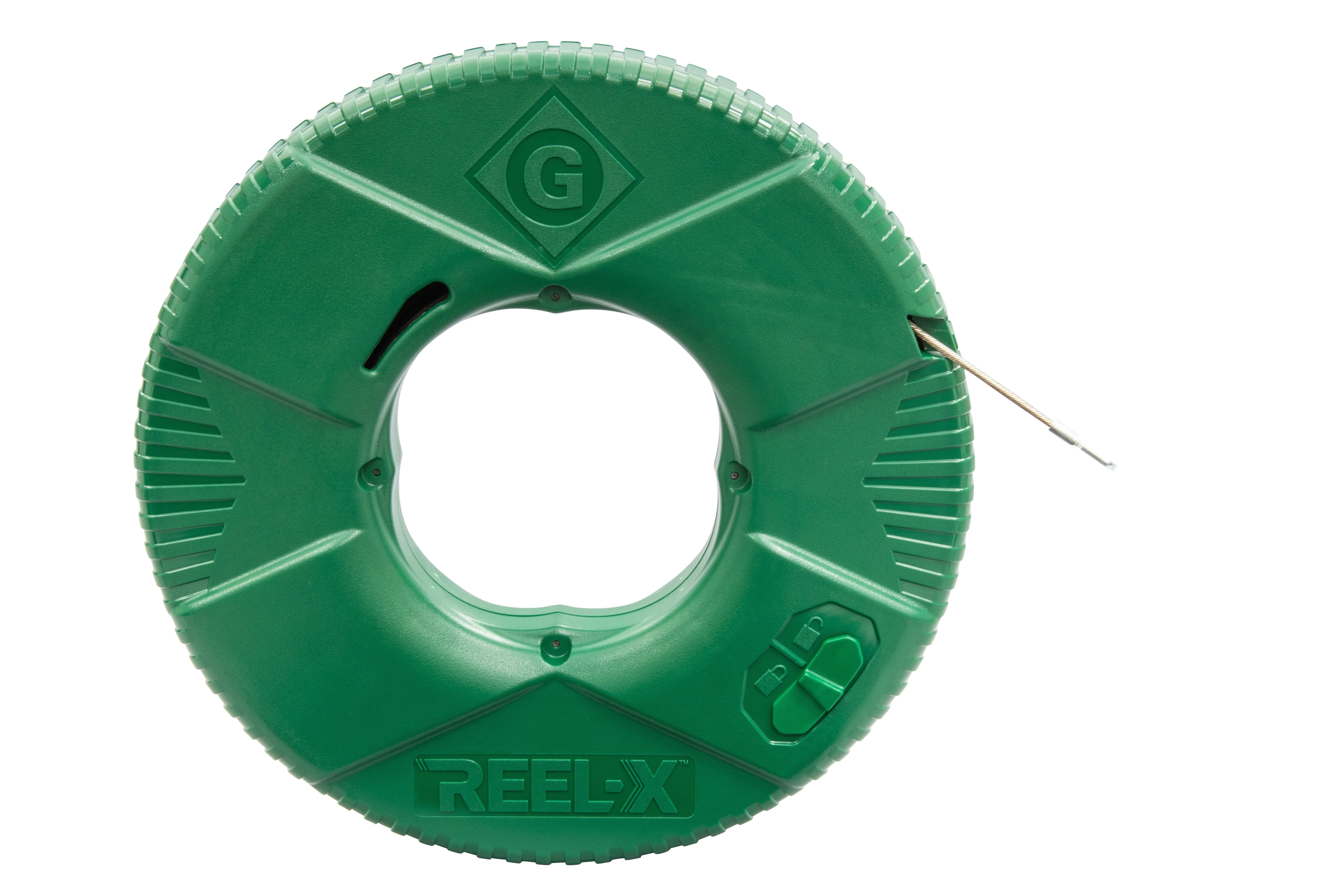 Cinta pasacable de acero inoxidable de 1/8 in Carrete-X™ Greenlee de 240 ft