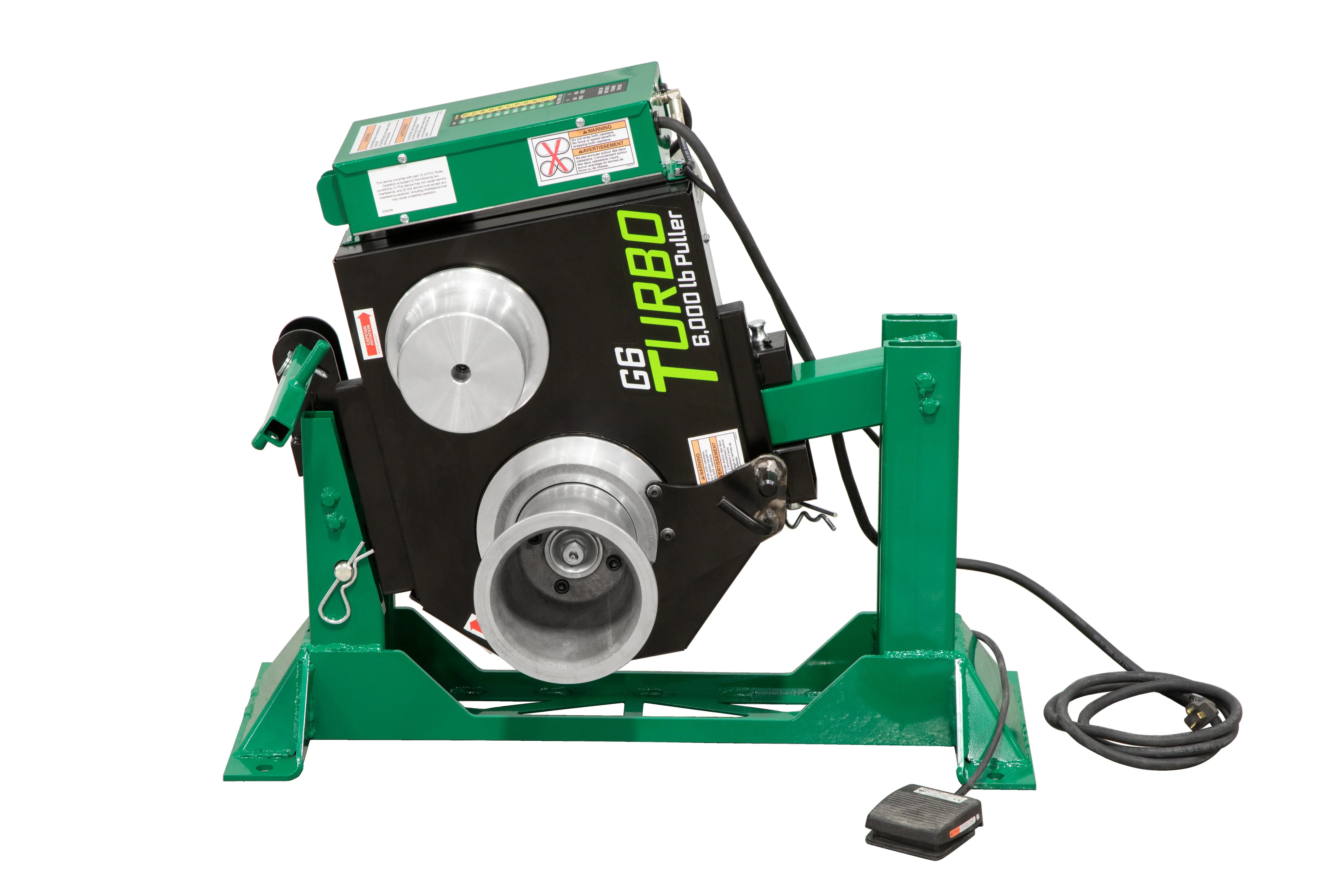 Montaje de piso y traccionador (G6) (empaquetado) Greenlee - Pasacables y Traccionadores