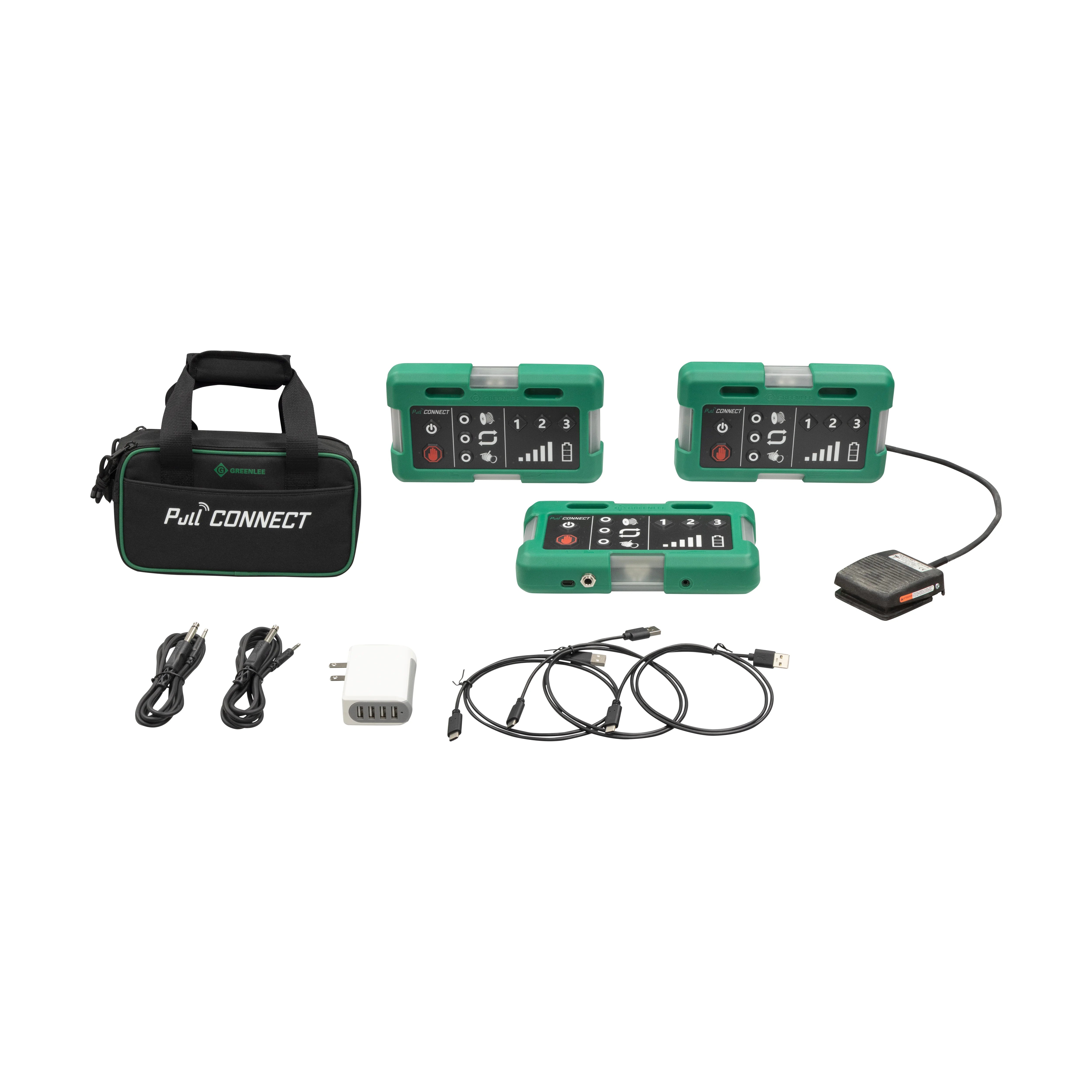 Sistema de tracción Pull Connect GPC03 de kit de 3 piezas Greenlee - Pasacables y Traccionadores