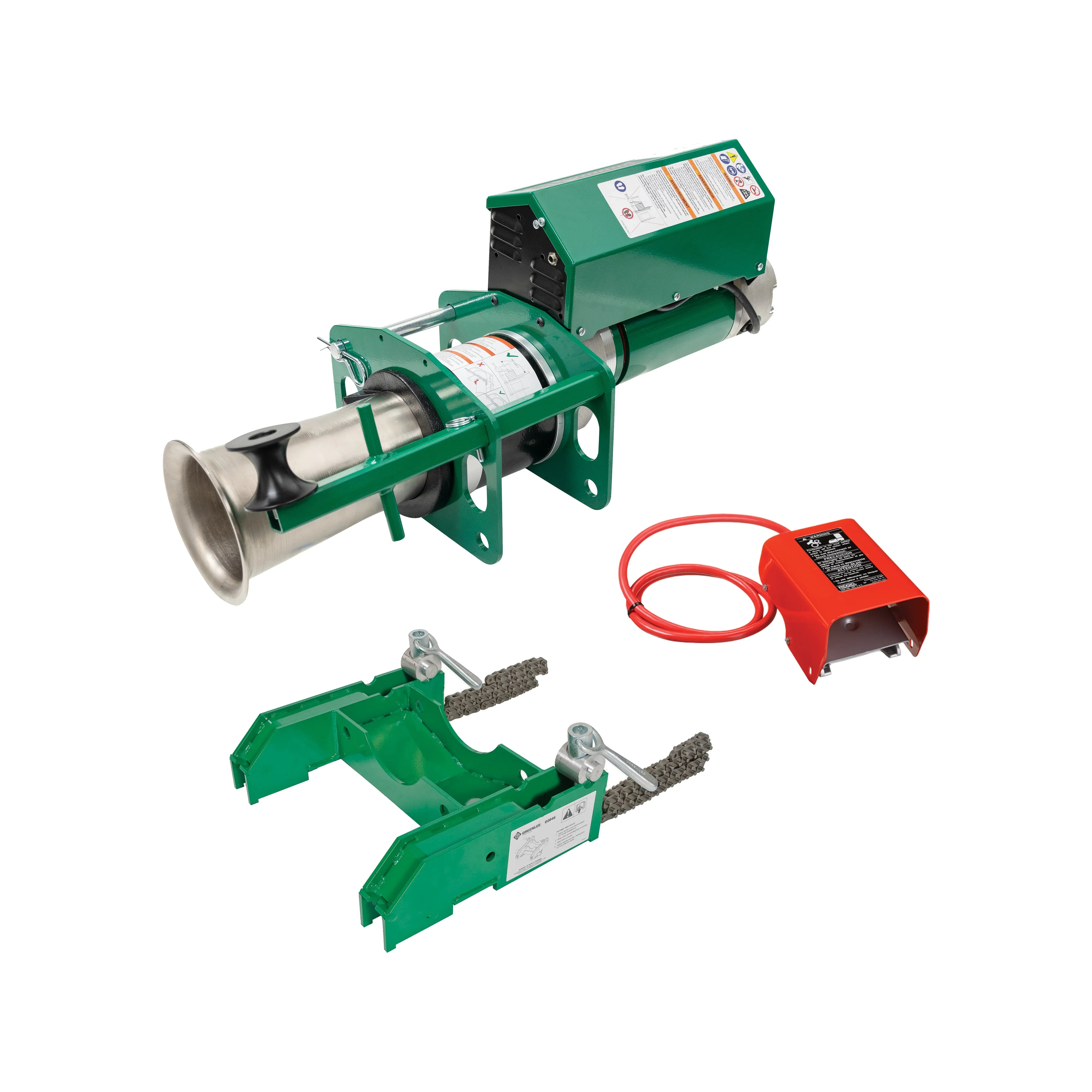 Traccionador GX10 10k Tugger™ con montaje de cadena Greenlee - Pasacables y Traccionadores
