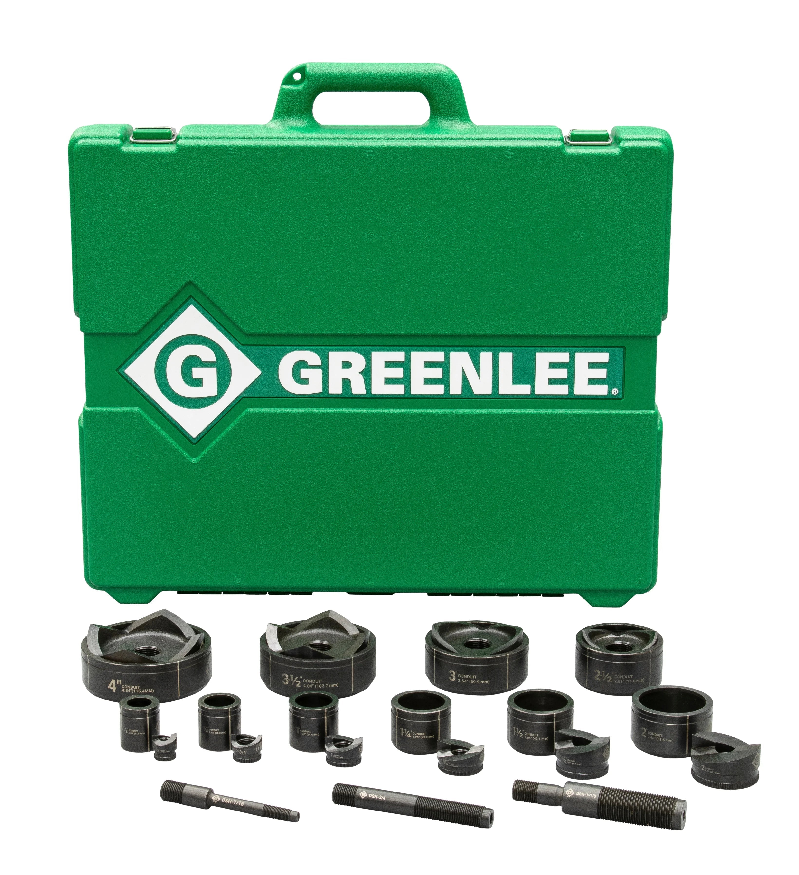 Slug-Buster® de 1/2 pulg a 4 pulg para sacabocados hidráulicos a batería Greenlee - Sacabocados