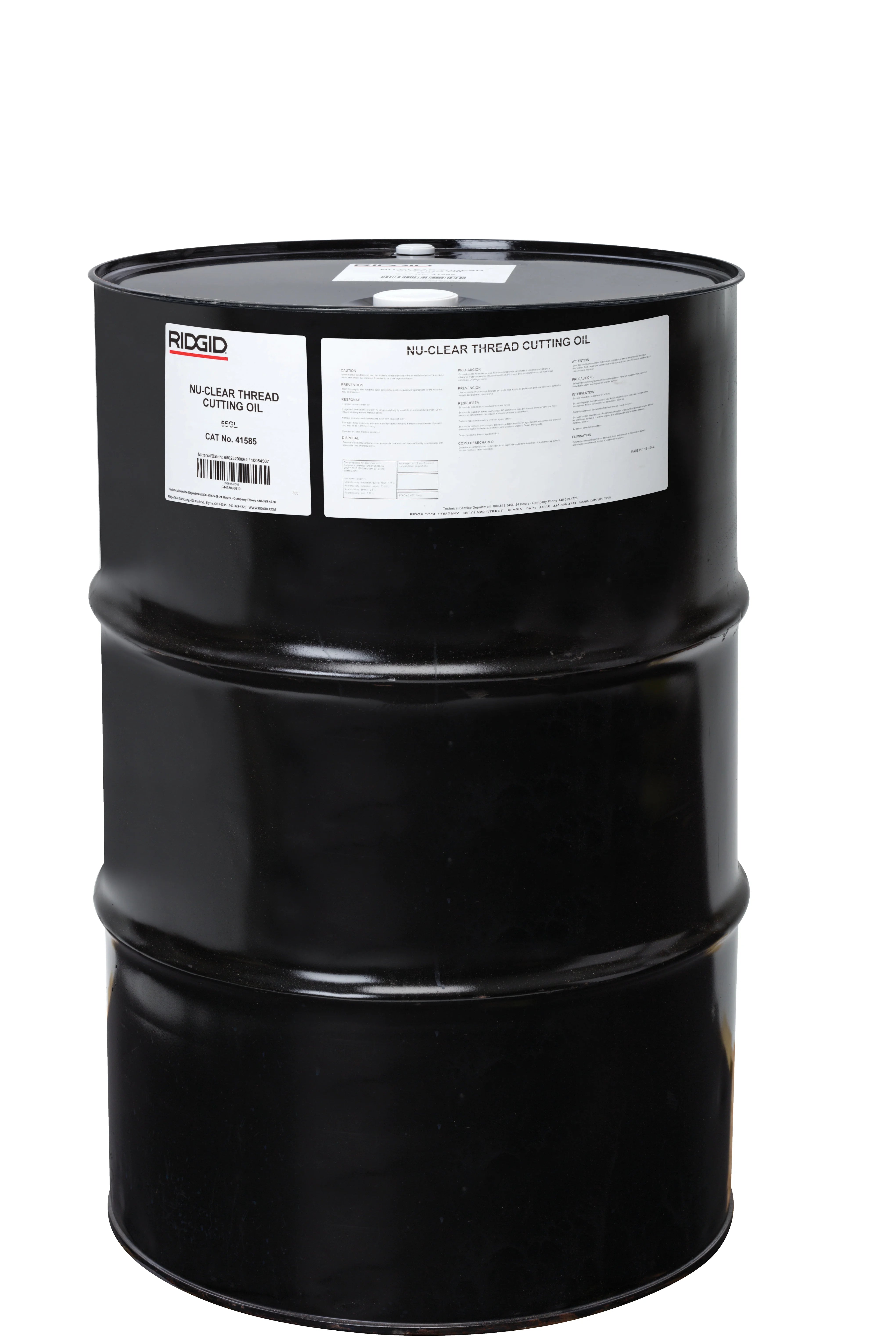 Ridgid 41585 Aceite Nu-Clear 55 Gal
