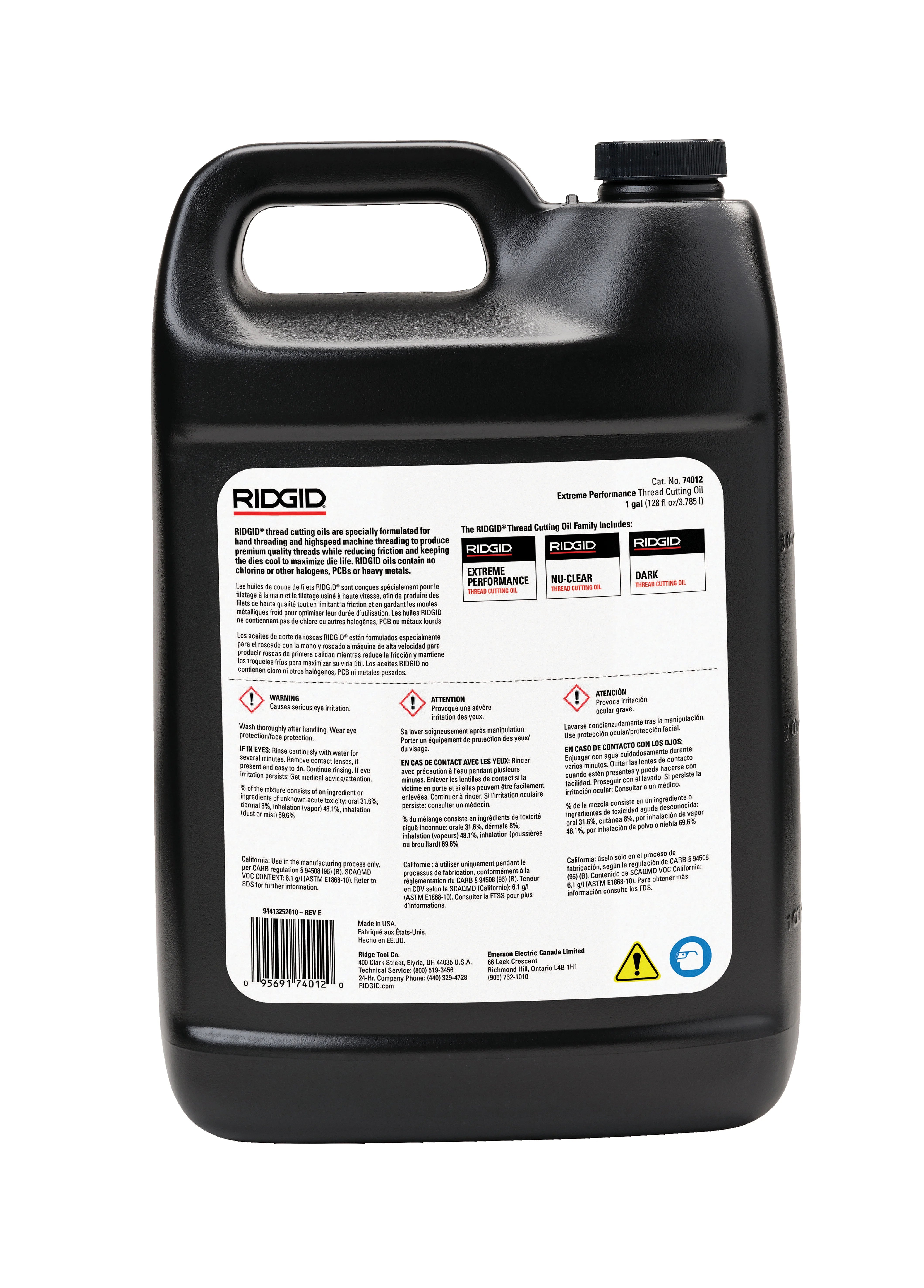 RIDGID 74012 - Aceite 1 Galone