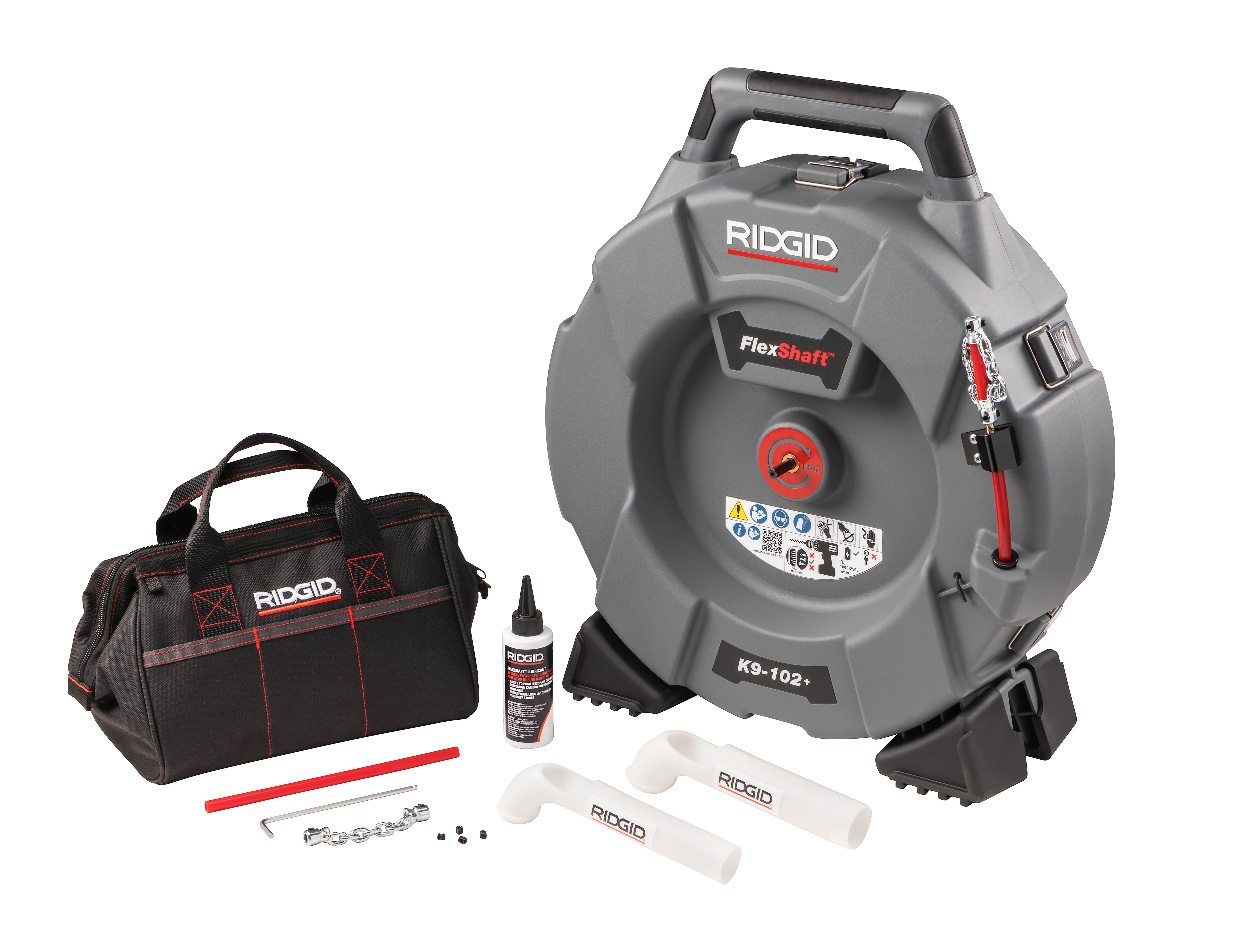 RIDGID 76193 - FlexShaft K9-102+ para tubos de 1 1/4 A 2 pulg.