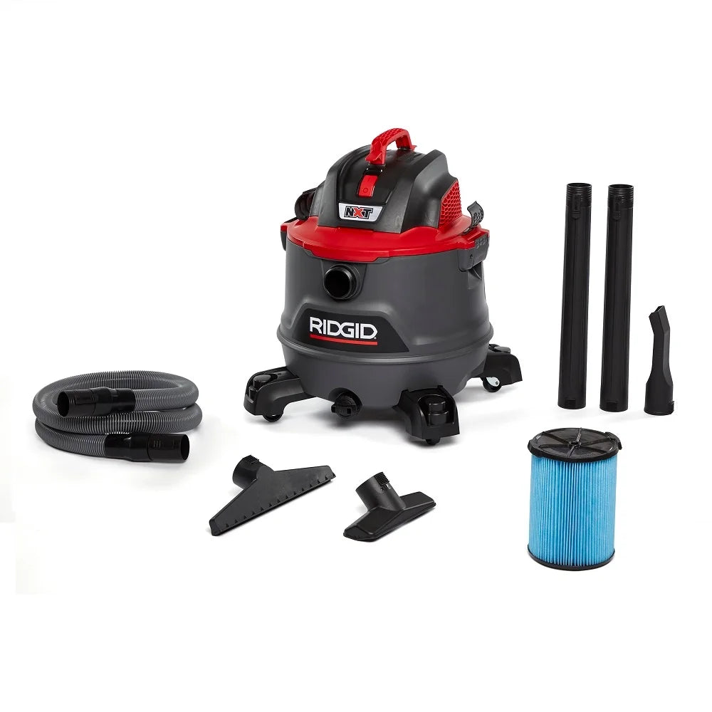 RIDGID 61753 - Aspiradora para sólidos/líquidos NXT de 14 galones con carro - Vista 3