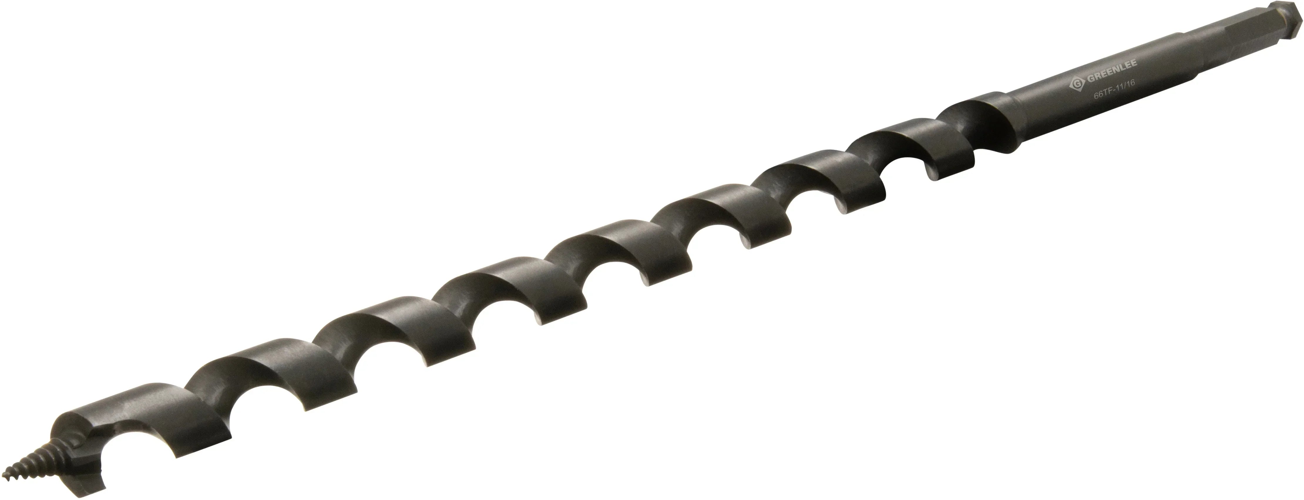 Broca de barrena para servicios públicos negra Nail Eater Extreme de 11/16 pulg. x 18 pulg. Greenlee - Sacabocados