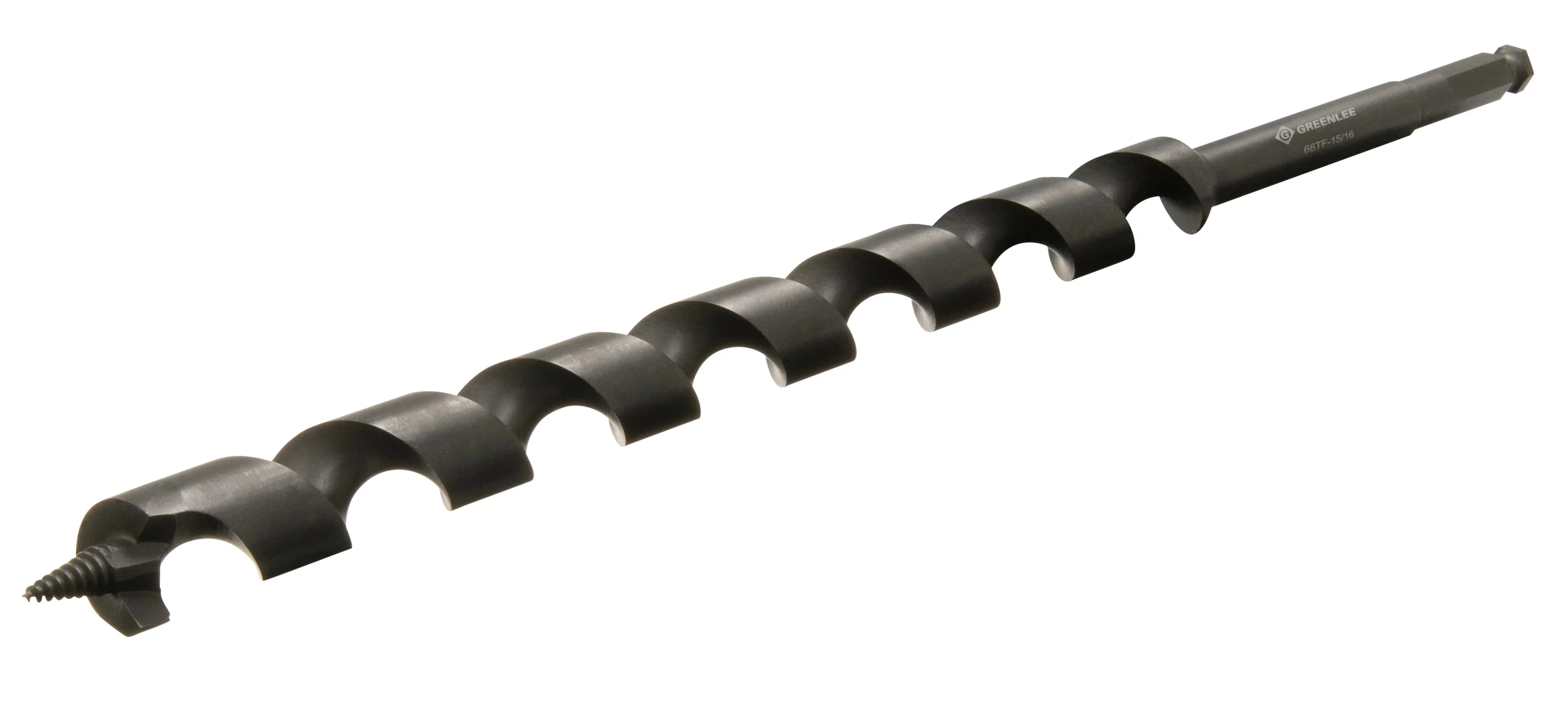 Broca de barrena para servicios públicos negra Nail Eater Extreme de 15/16 pulg. x 18 pulg. Greenlee - Sacabocados