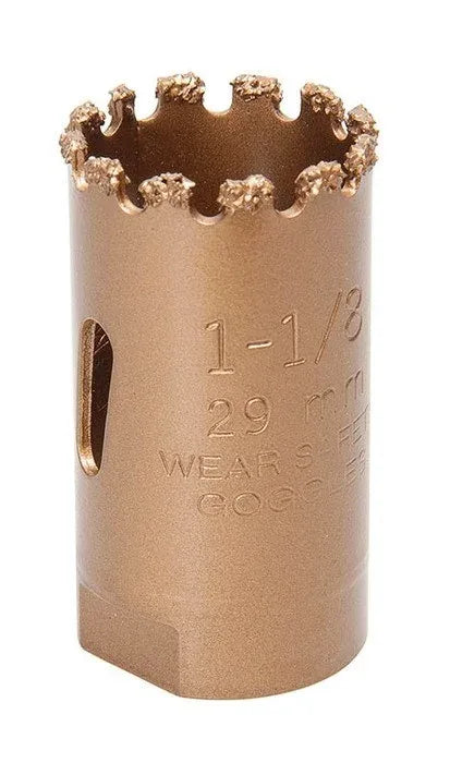 Sierra perforadora de granalla de carburo de 1-1 1/8 pulg. Greenlee - Sacabocados