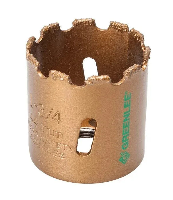 Sierra perforadora de granalla de carburo de 1-1 3/4 pulg. Greenlee - Sacabocados