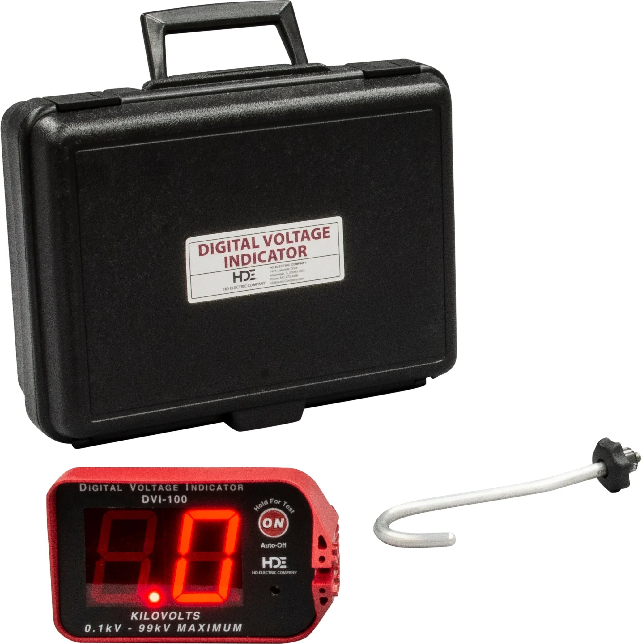 Indicador digital de voltaje de 100 kV, OH Greenlee - Prueba y Medición