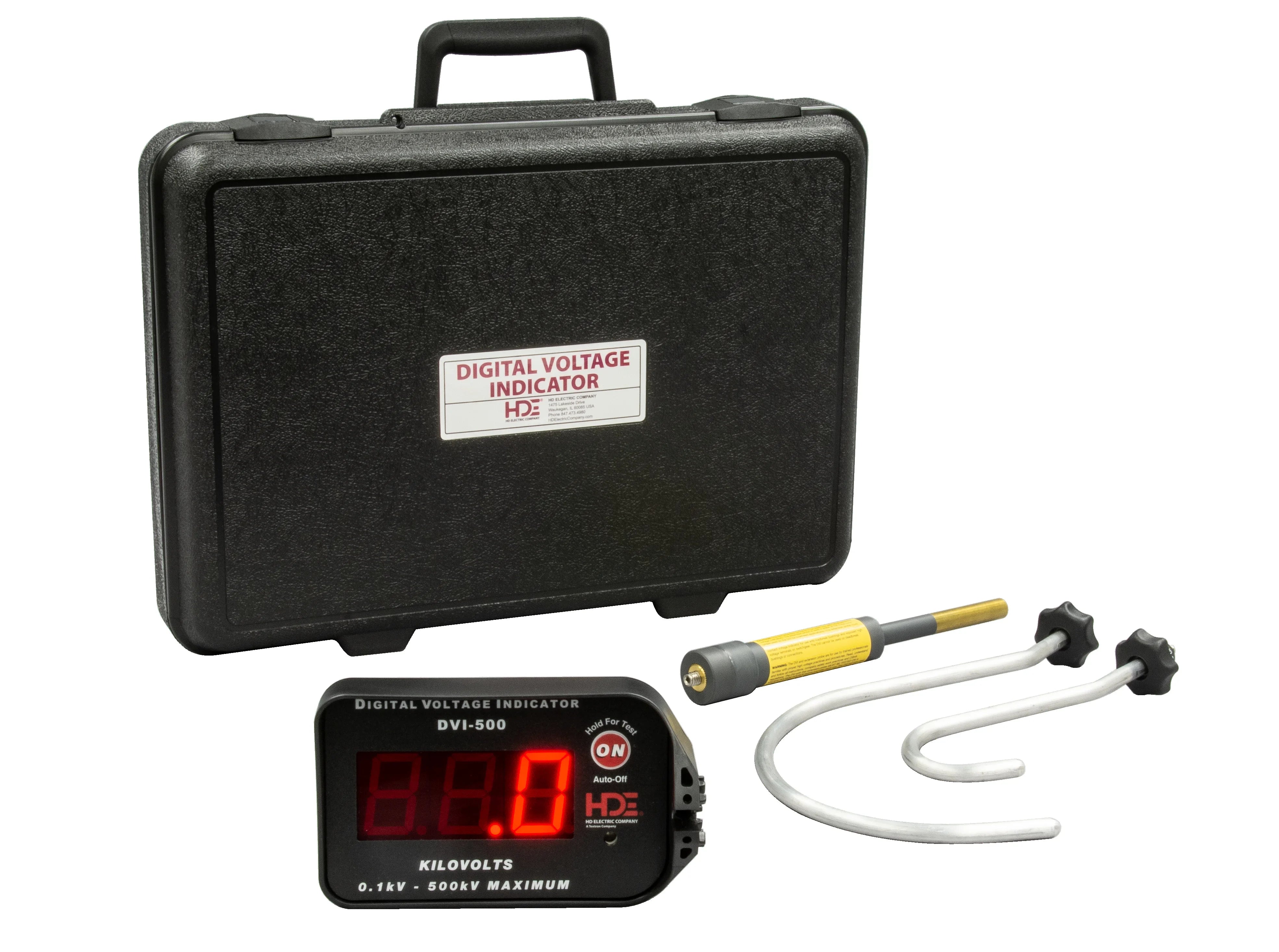 Indicador digital de voltaje de 500 kV de kit OH/UG 1 Greenlee - Prueba y Medición