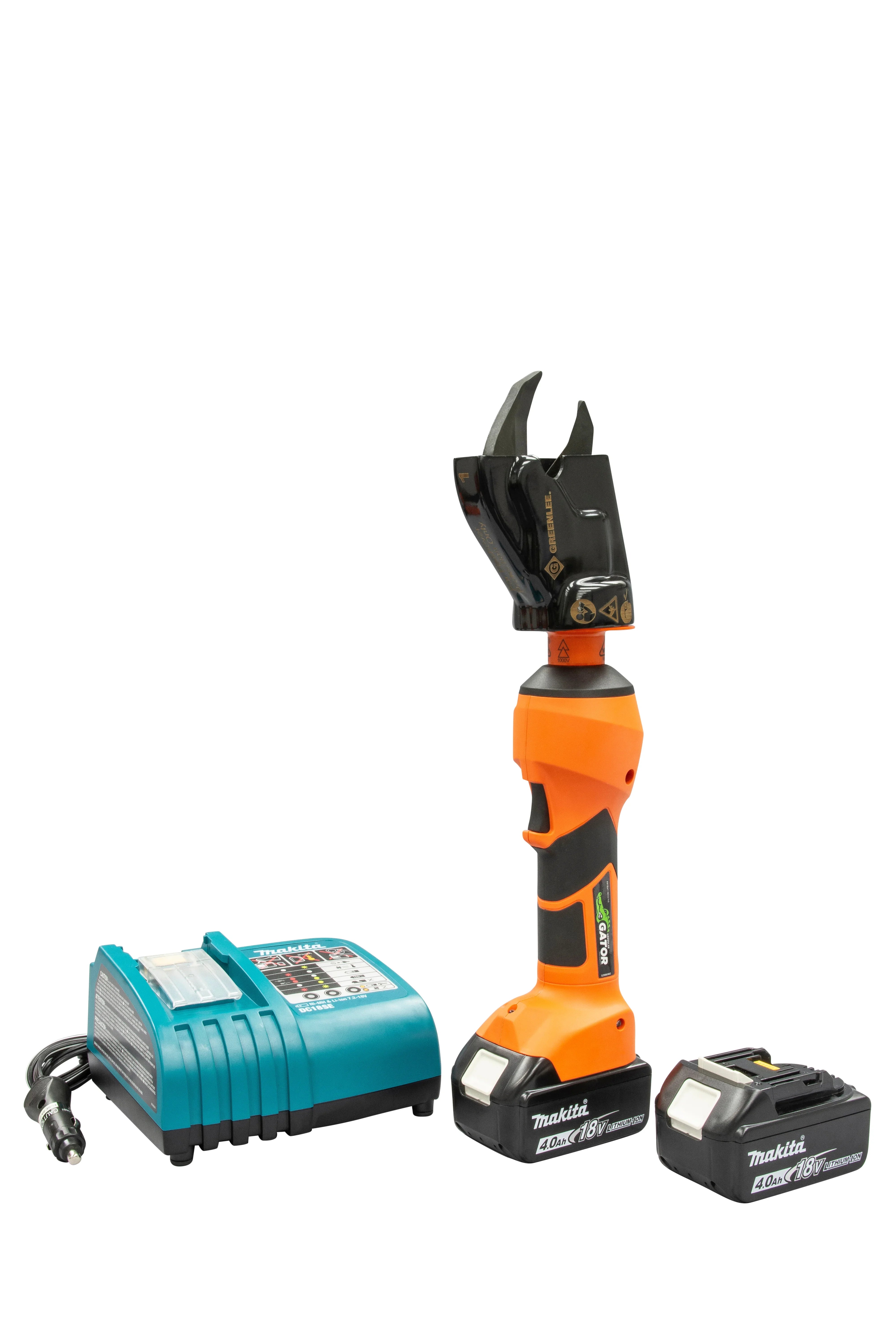 Cortador de cables de 32 mm con aislamiento y cargador de 12 V Greenlee - Terminación de Cables