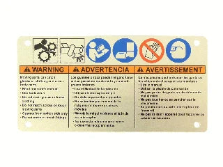 RIDGID 78367 - Etiqueta Advertencia