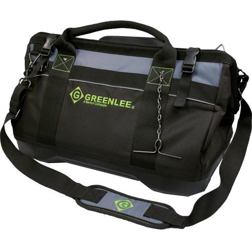 Bolso de herramientas resistente con múltiples bolsillos de 18 pulg. Greenlee - Almacenamiento