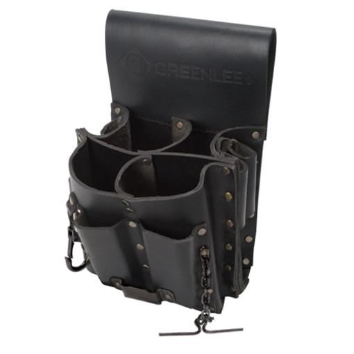 Morral de cuero con 8 bolsillos Greenlee - Almacenamiento