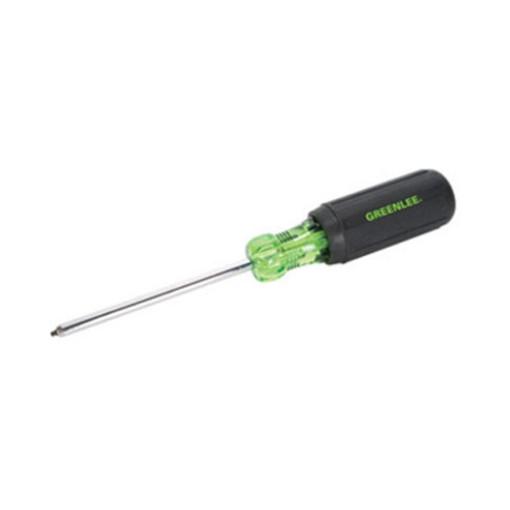 Destornillador de punta cuadrada n.º 1 x 4 pulg. Greenlee - Herramientas Manuales