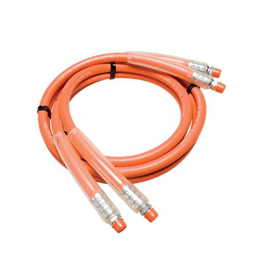 Ensamble de manguera naranja 3/8 pulg. x 10 pies Greenlee - Herramientas Manuales