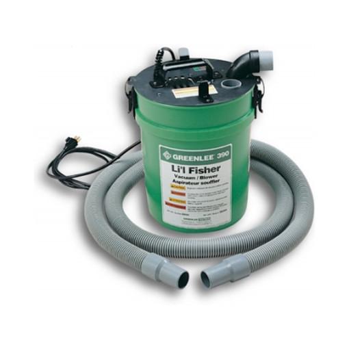 Sistema de pesca mecánica con aspiradora/soplador Li'l Fisher Greenlee - Pasacables y Traccionadores