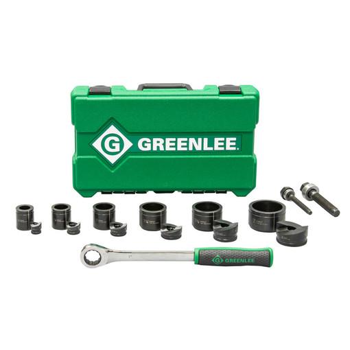 Conjunto de punzones y troqueles Slug-Buster de 1/2 pulg. a 2 pulg. Greenlee - Sacabocados