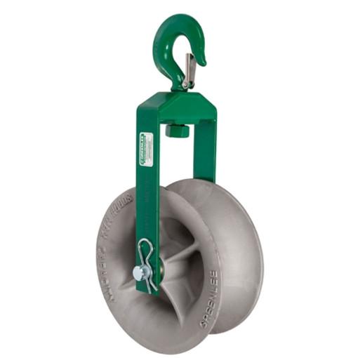 Ensamble de polea con gancho de 12 pulg. (8012) Greenlee - Pasacables y Traccionadores