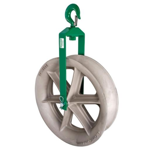 Polea con gancho de 24 pulg. Greenlee - Pasacables y Traccionadores