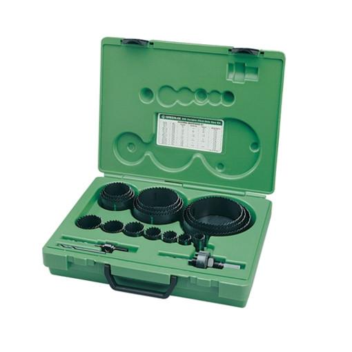 Kit de sierra de perforación para mantenimiento industrial Greenlee - Sacabocados