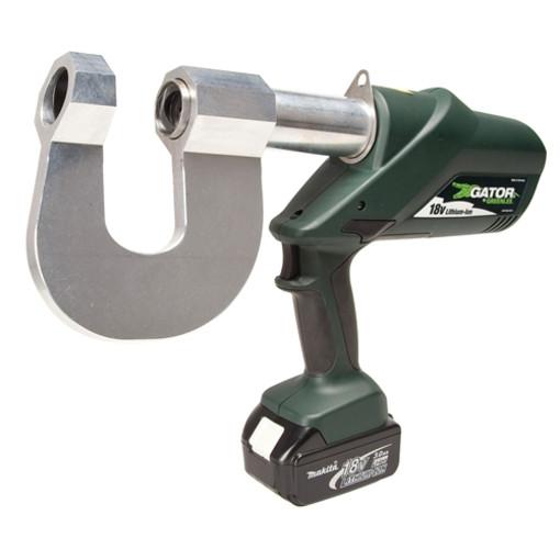 Perforadora de pernos hidráulica a Batería de cargador 120 V Greenlee - Sacabocados