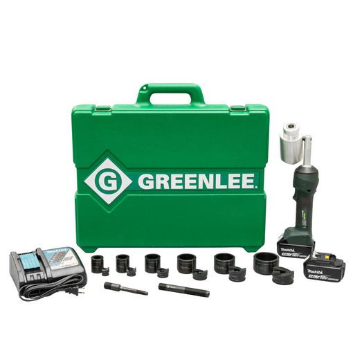 Kit de sacabocados hidráulicos a batería de 11 ton Intelli-Punch™ con Slug-Buster® 1/2 pulg - 2 pulg Greenlee - Sacabocados
