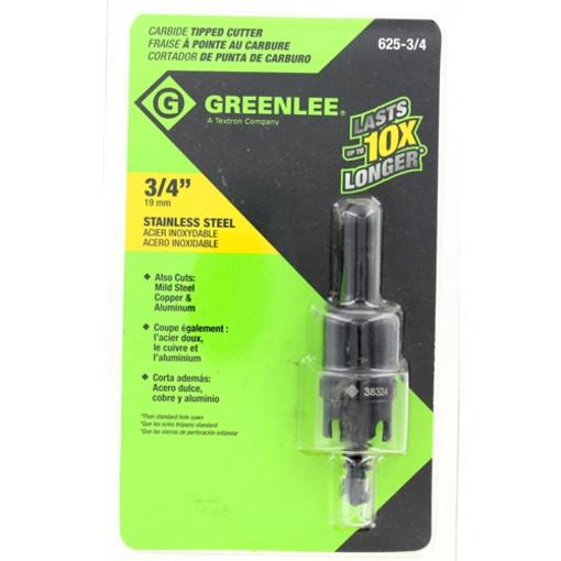Cortador de punta de carburo para orificios de 3/4 in