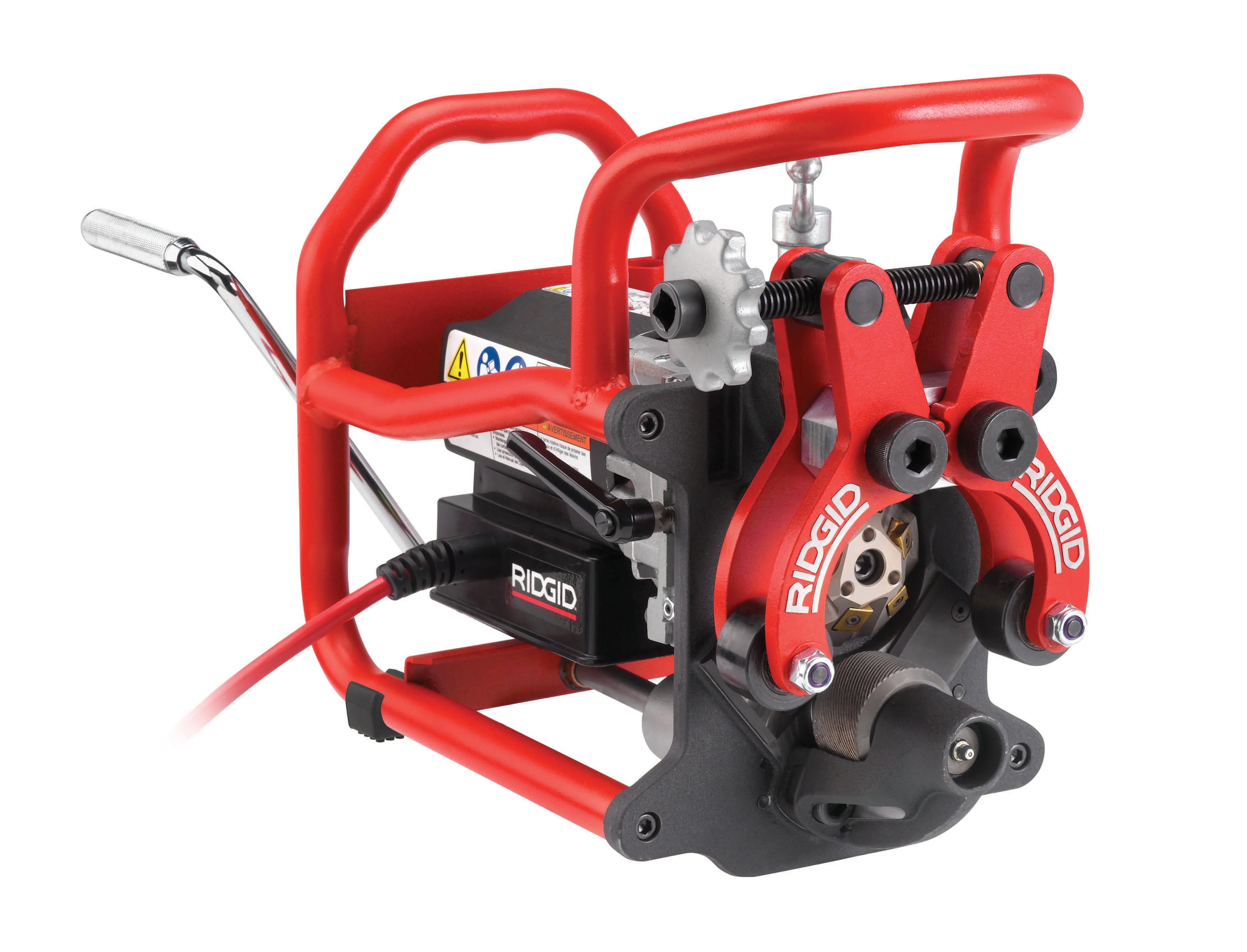 RIDGID 55088 - Biseladora de tubos Portátil con cabezal cortador de 30° 120 V