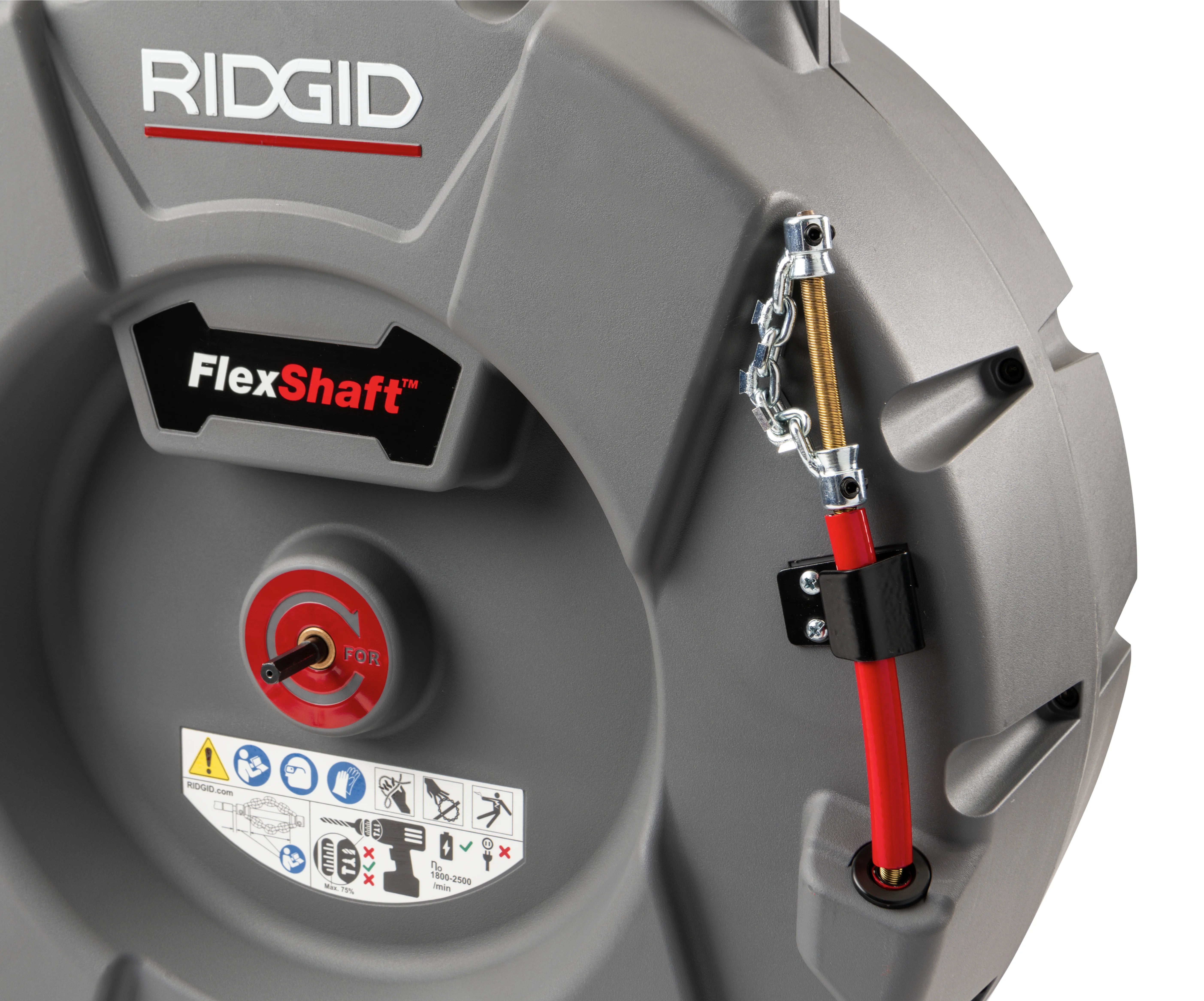 RIDGID 73123 - Removedor con cadena simple de punta de carburo K9-204 de 2 en