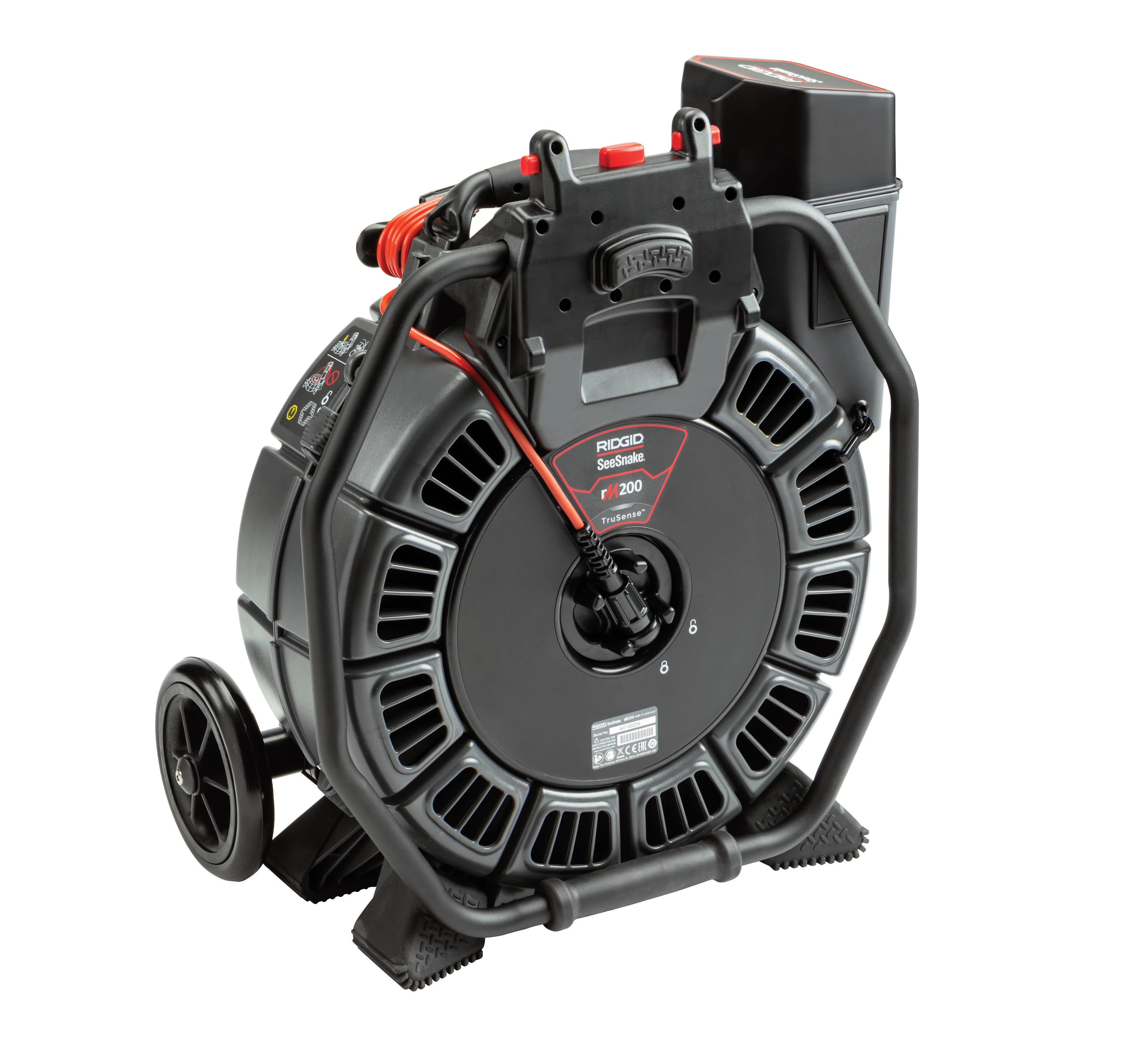 RIDGID 63663 - Carrete SeeSnake® rM200B (165') con cámara autonivelante TruSense® - Vista 5