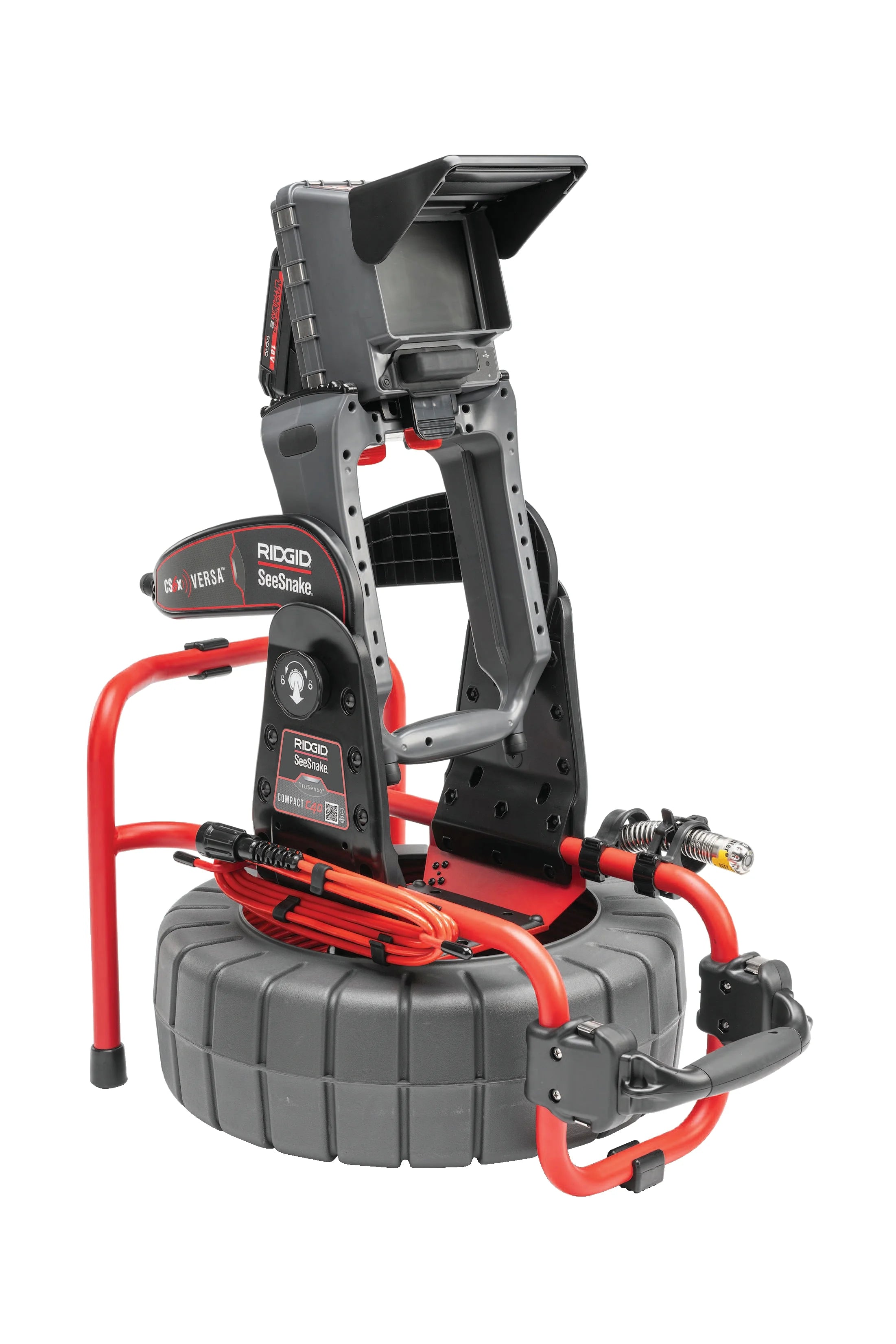 RIDGID 63828 - Sistema SeeSnake® Compact C40 Con Monitor CS6x VERSA, Batería Y Cargador