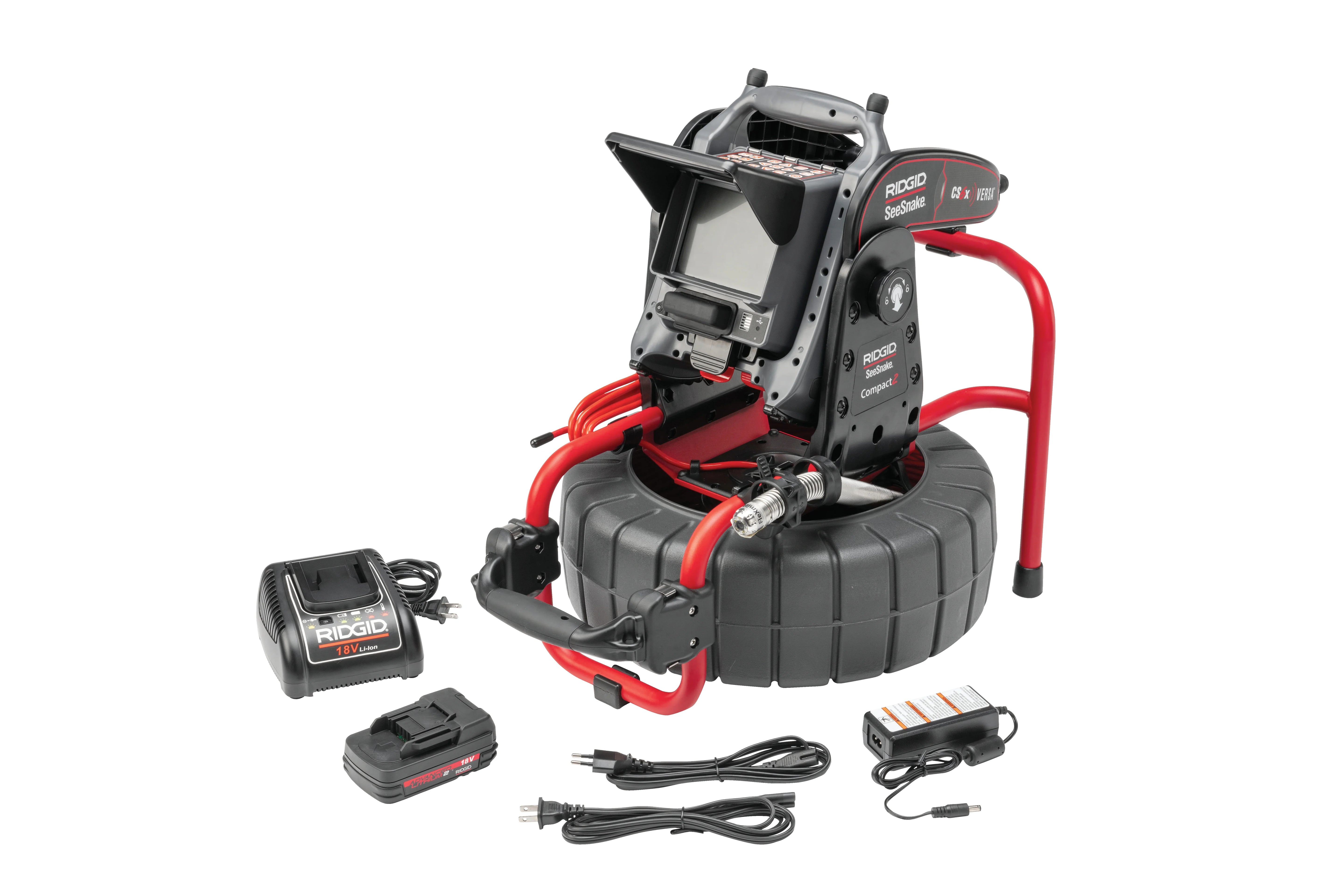 RIDGID 65103 - Sistema SeeSnake® Compact2 Con Monitor CS6x VERSA, Batería Y Cargador