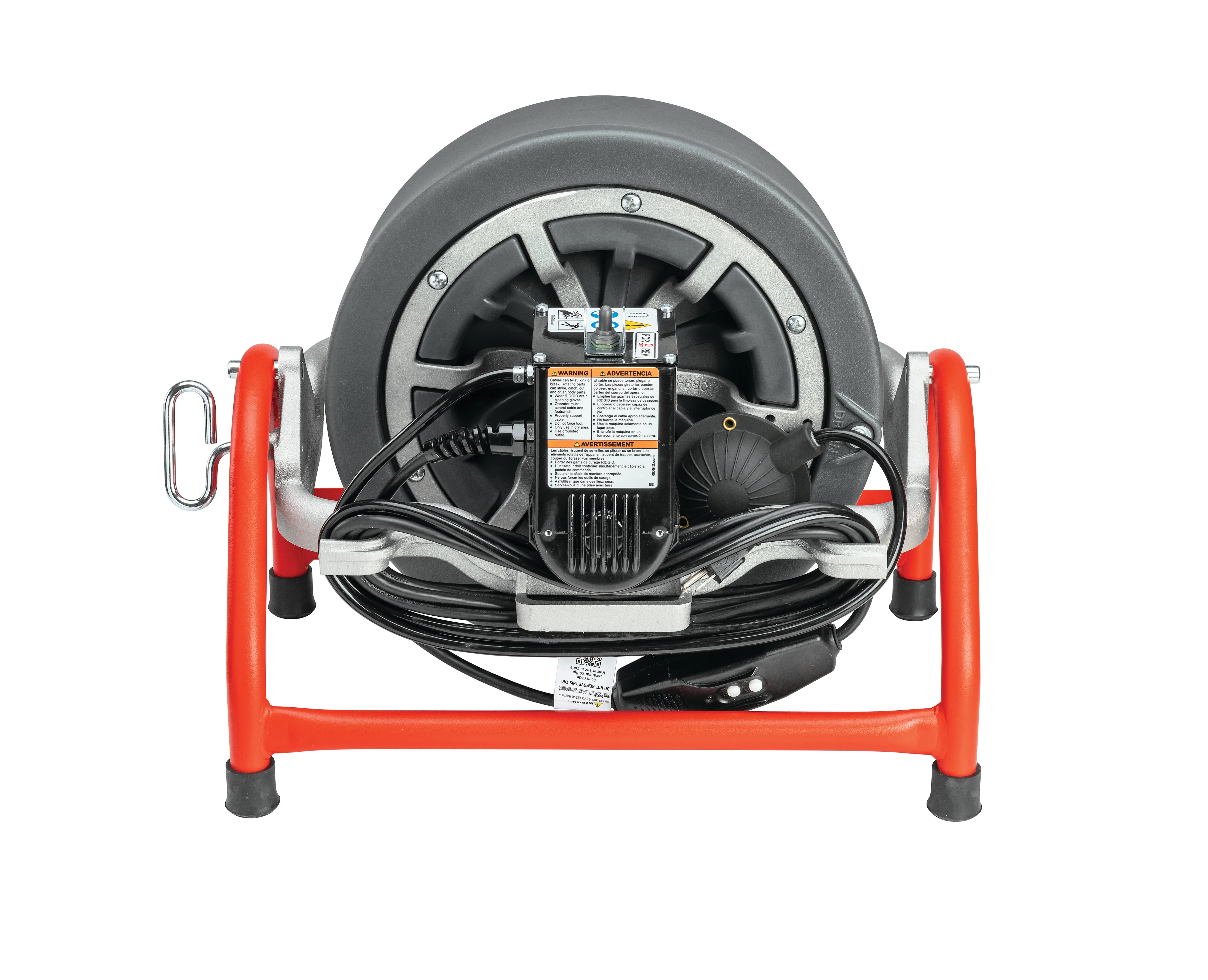 RIDGID 63827 - Máquina K-3800 con Cable C-32 de herramientas y guantes - Vista 3