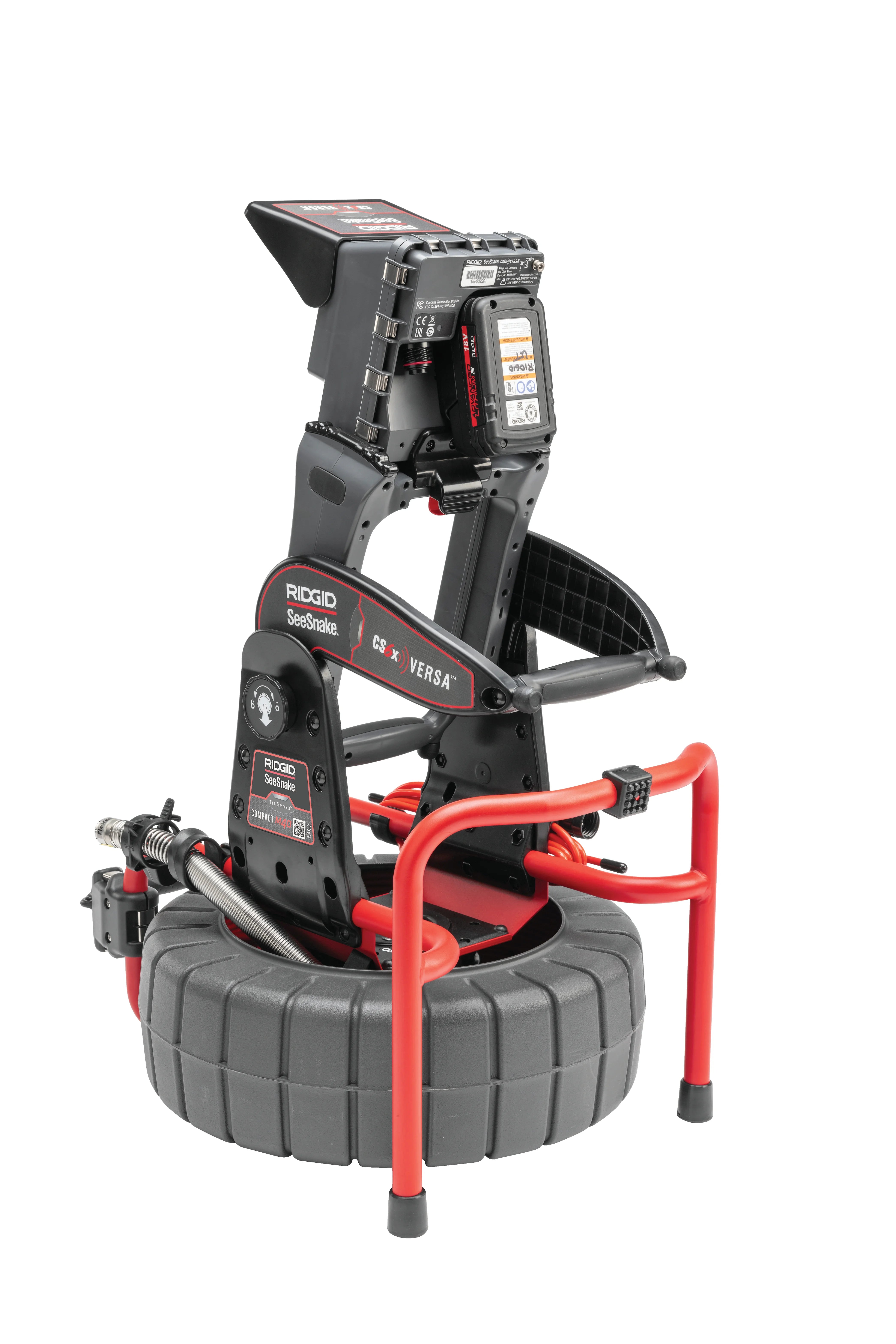 RIDGID 63818 - Sistema SeeSnake® Compact M40 Con Monitor CS6x VERSA, Batería Y Cargador