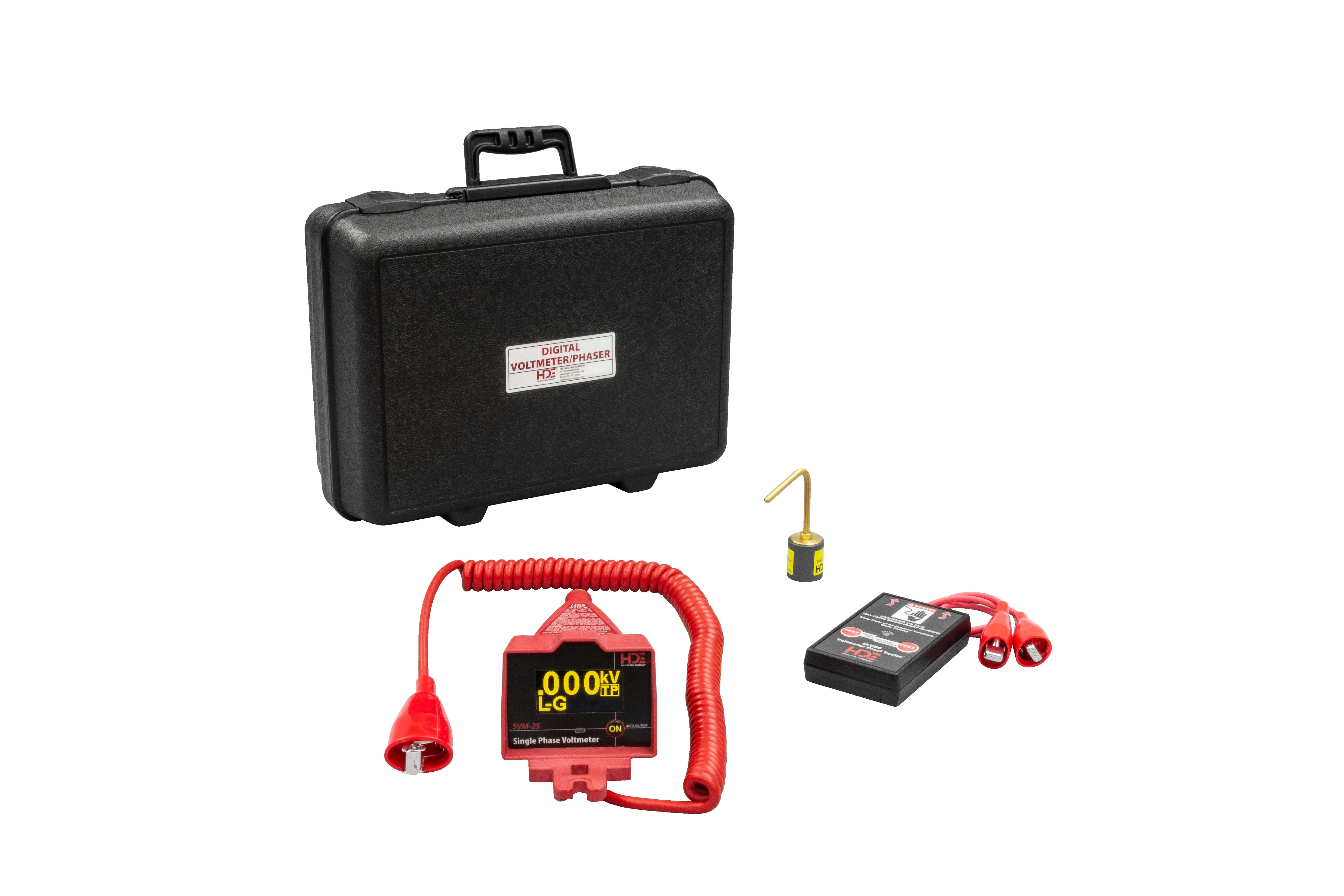 Voltímetro de barra individual 5 V - 25 kV de kit OH 2 Greenlee - Prueba y Medición