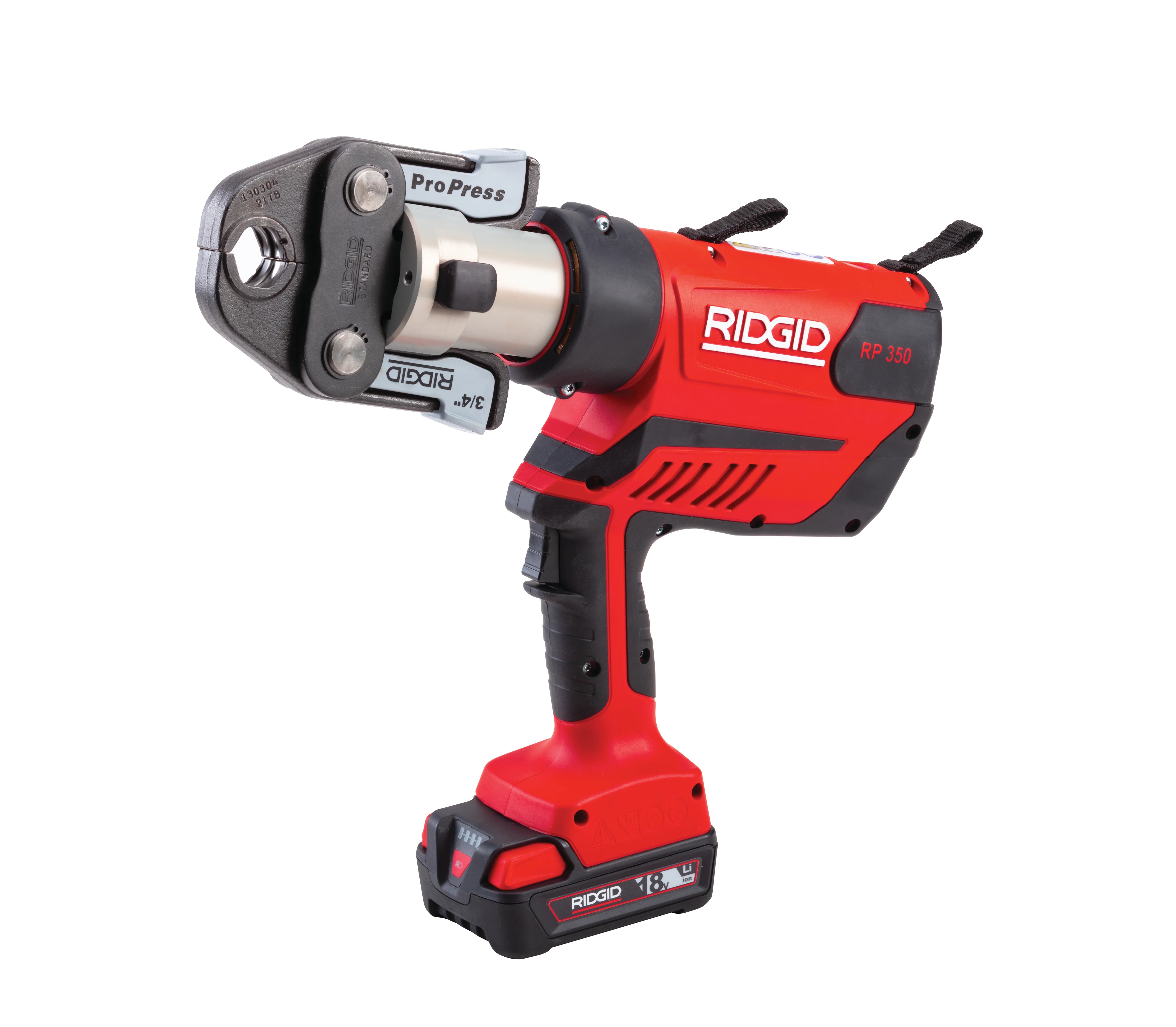 RIDGID 67058 - Kit De Batería RP 350 C/ Mordazas ProPress 1/2-1 Pulg.
