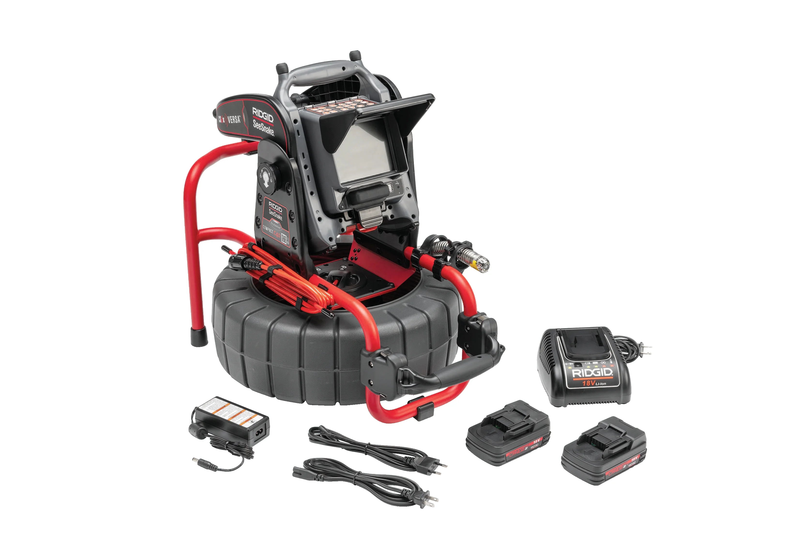 RIDGID 63828 - Sistema SeeSnake® Compact C40 Con Monitor CS6x VERSA, Batería Y Cargador