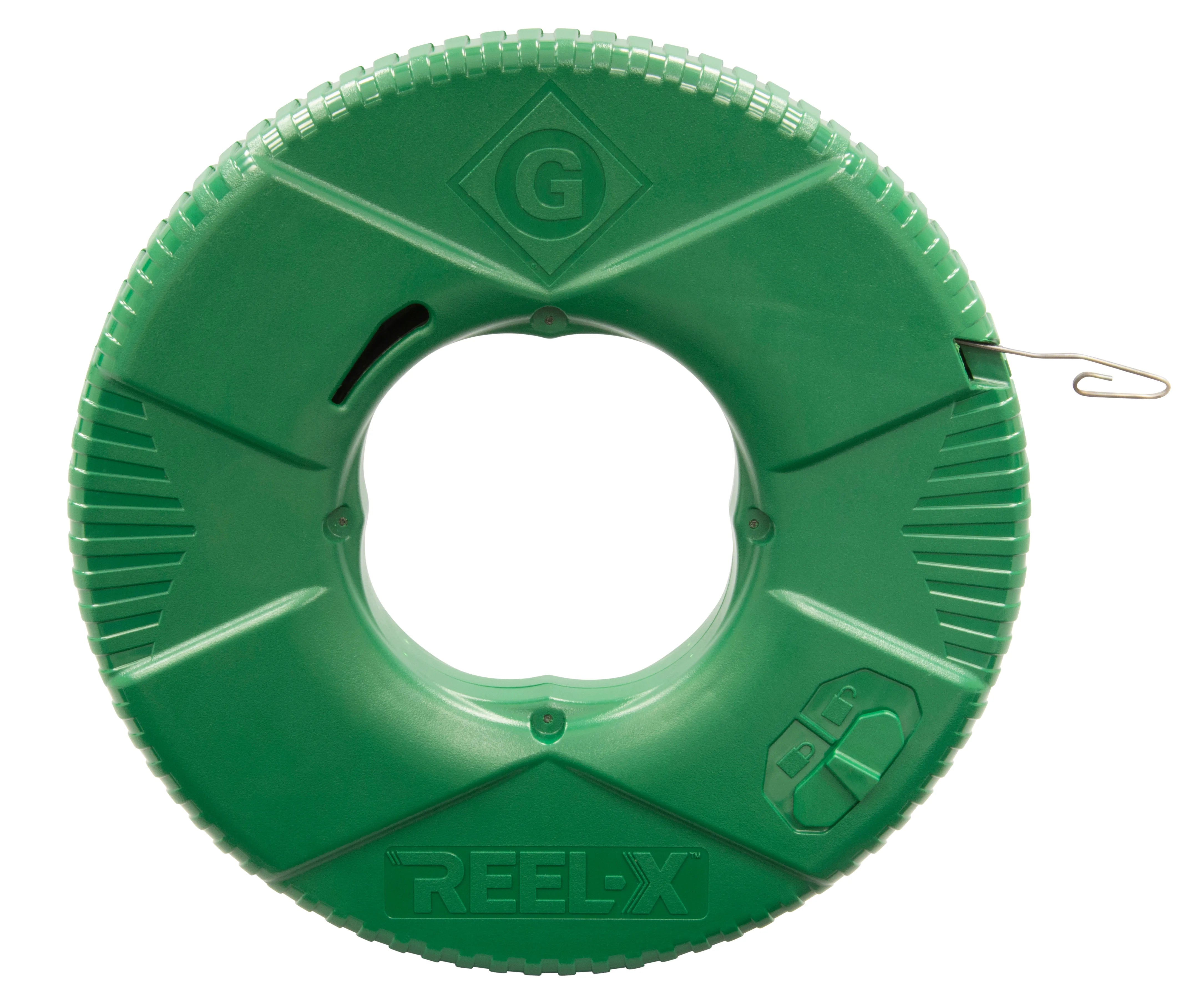 Cinta pasacable de acero de 1/8 in Carrete-X™ Greenlee de 240 ft
