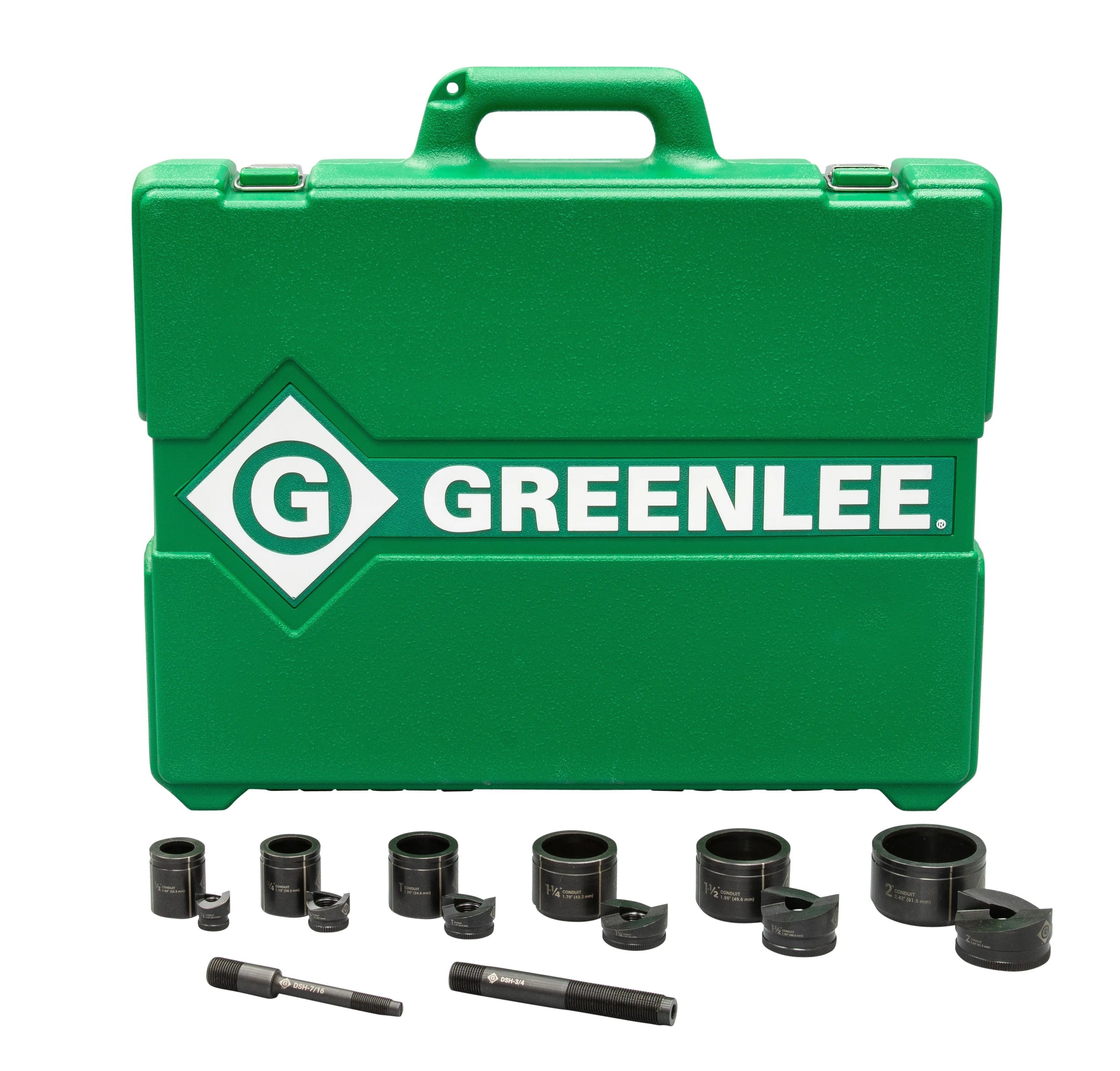 Slug-Buster® de 1/2 pulg a 2 pulg para sacabocados hidráulicos a batería Greenlee - Sacabocados