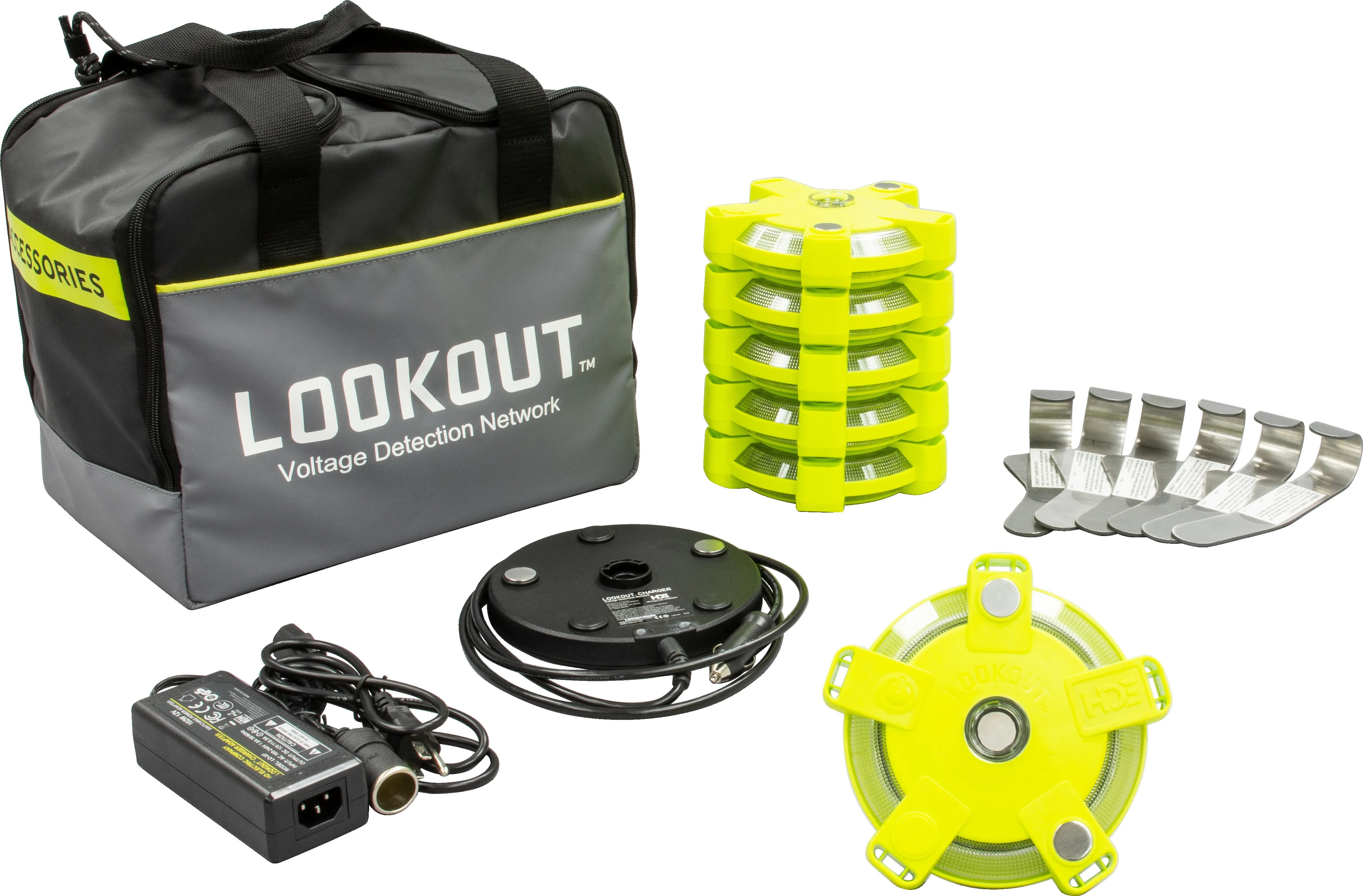 Rojo de detección de tensión Lookout® de equipo para valla Greenlee - Prueba y Medición
