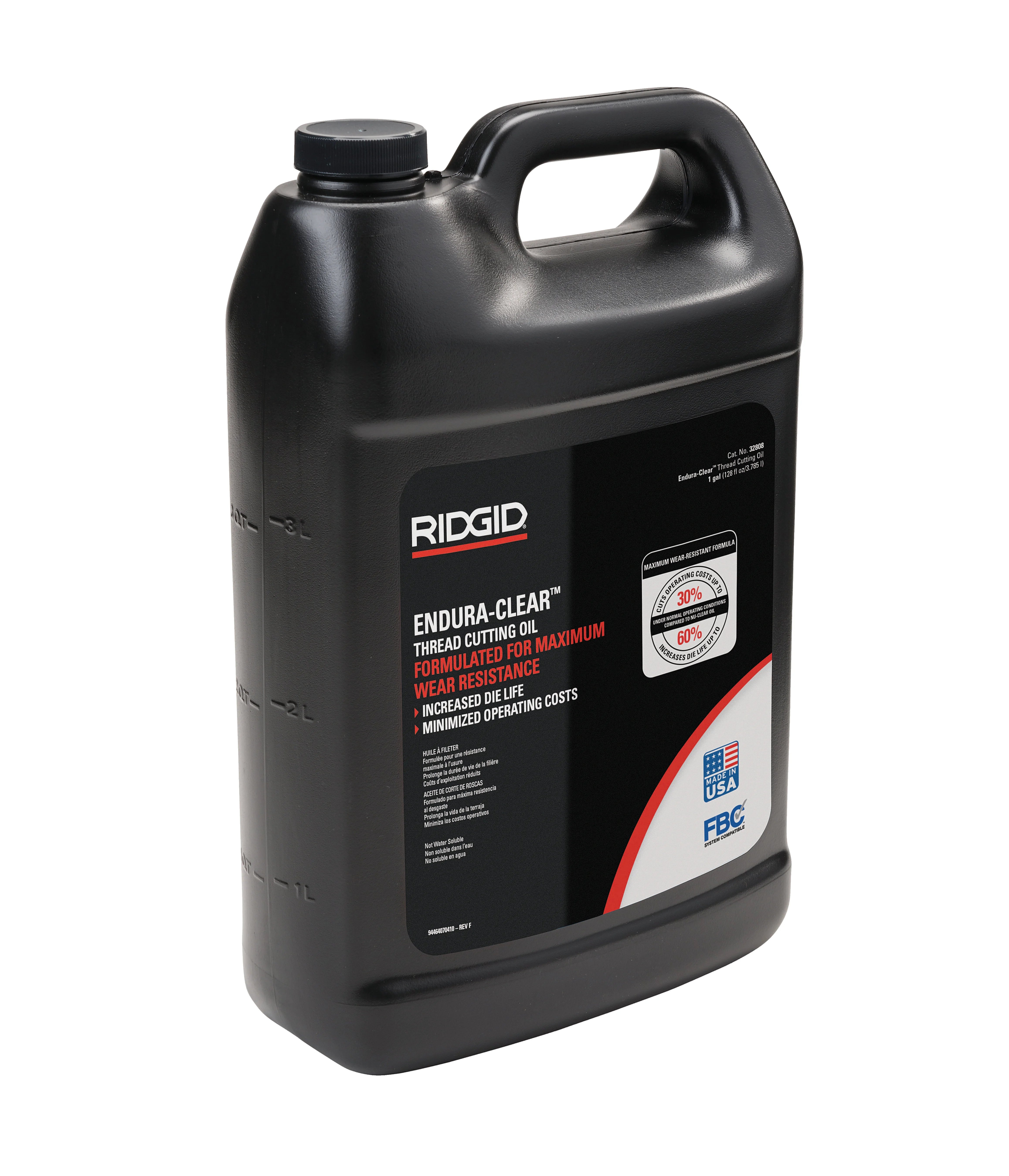 Ridgid 32808 Oil, Endura Clear 1 Gallon