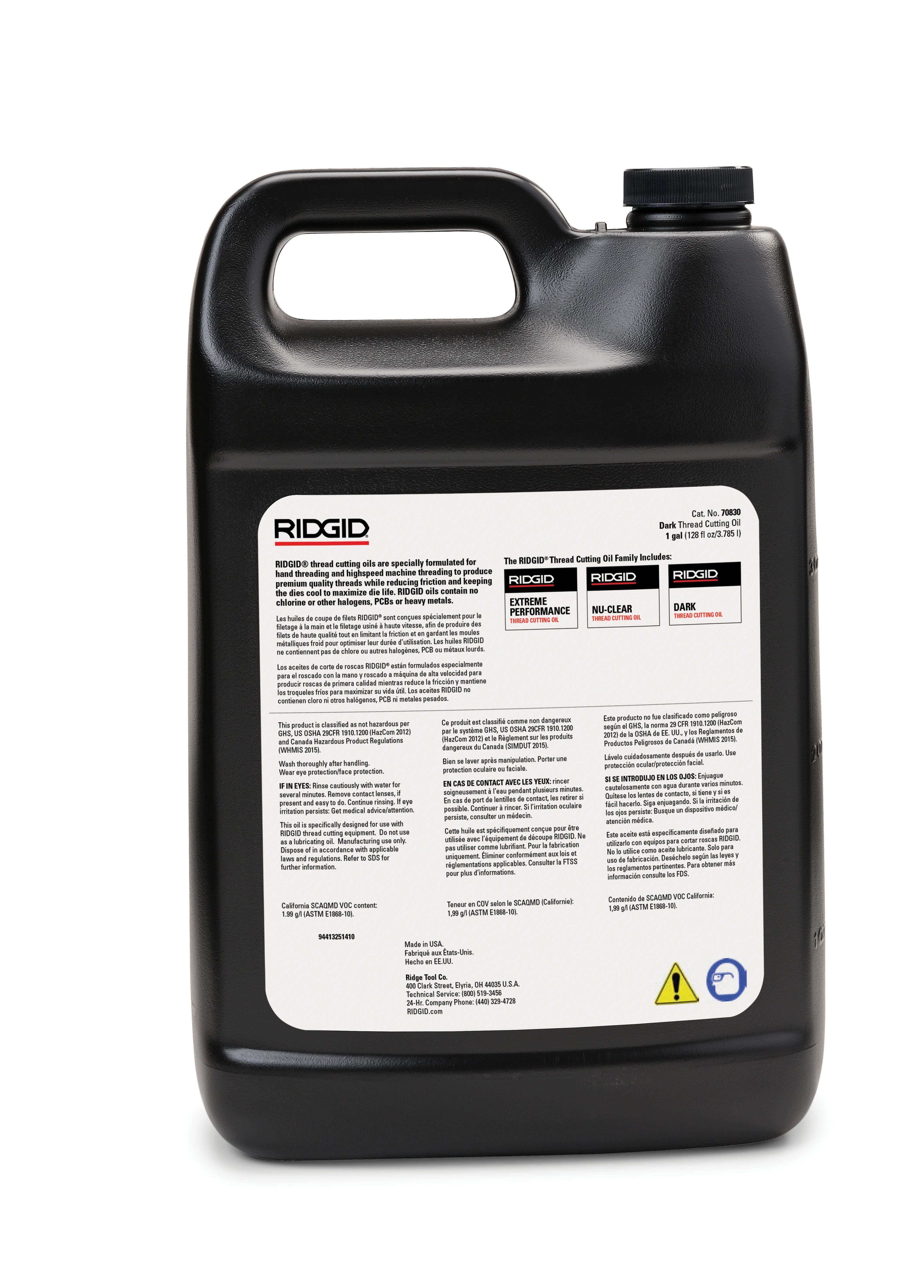 RIDGID 70830 - Aceite 1 Gal