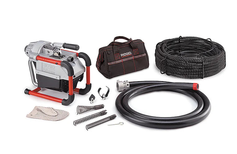 RIDGID 66512 - Máquina con manopla A-1 de llave de pasador A-12 y manguera de guía - Vista 4