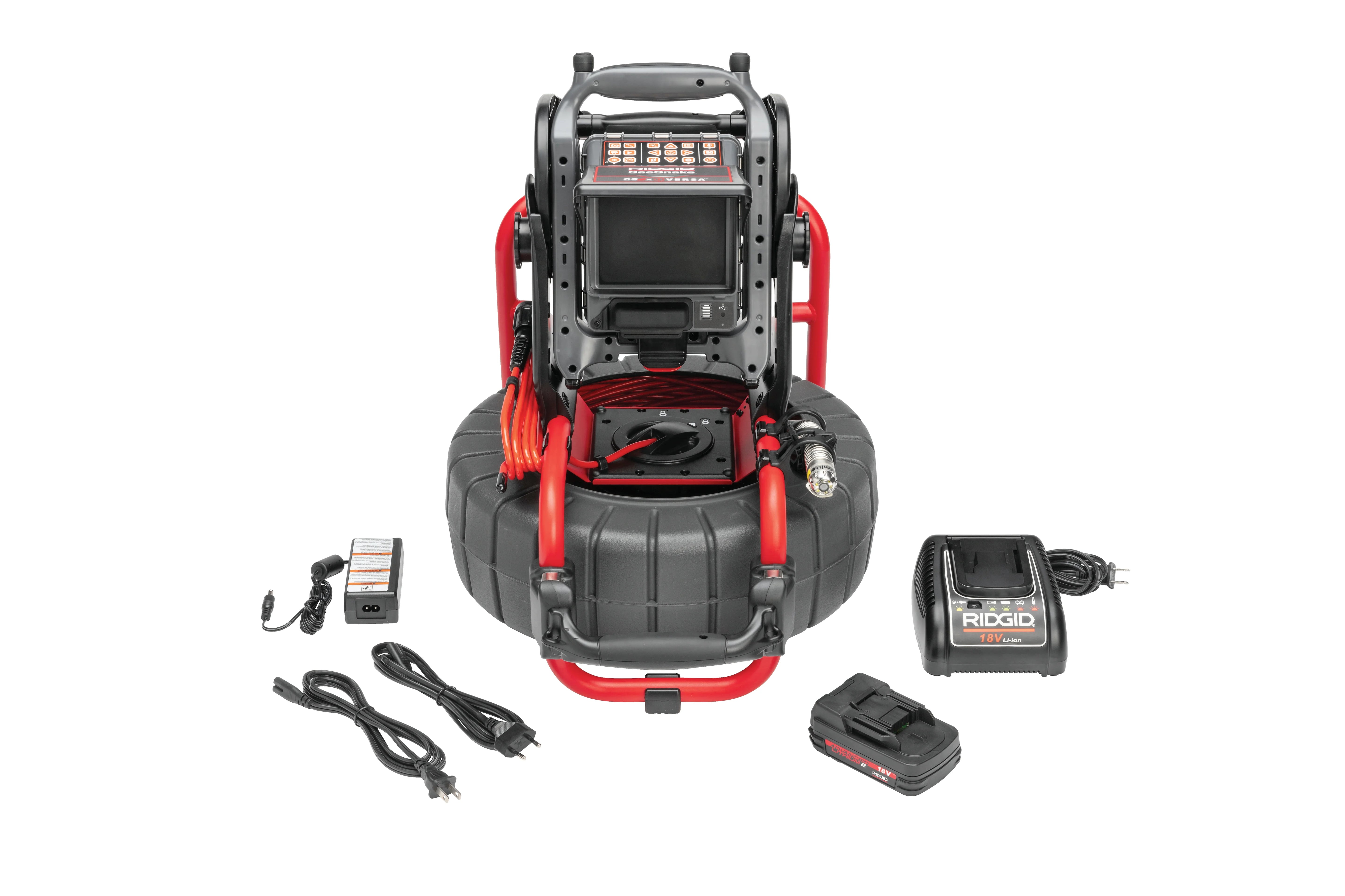 RIDGID 65103 - Sistema SeeSnake® Compact2 con Monitor CS6x VERSA de bateríA y cargador - Vista 8