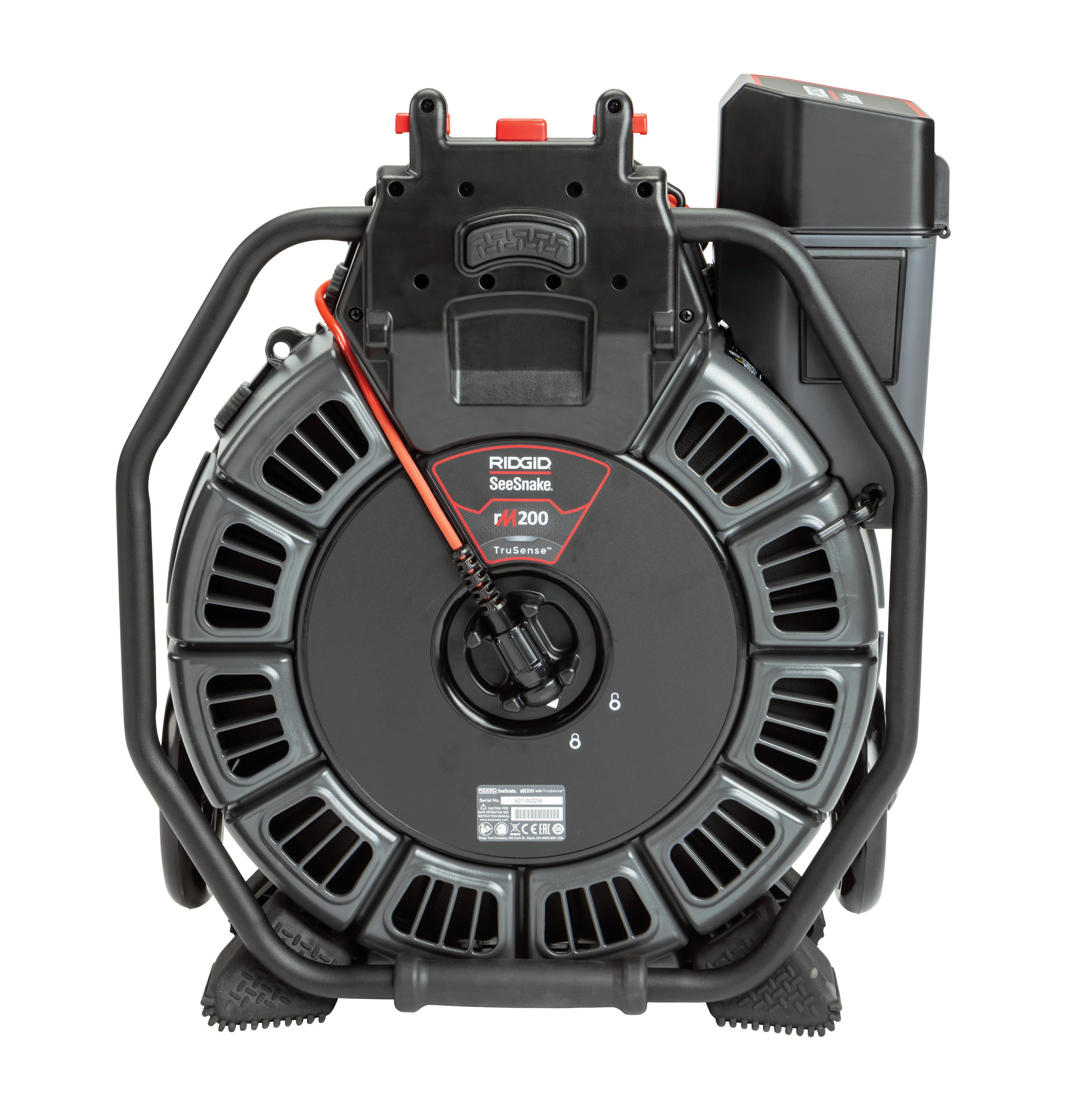 RIDGID 63663 - Carrete SeeSnake® rM200B (165') con cámara autonivelante TruSense® - Vista 6