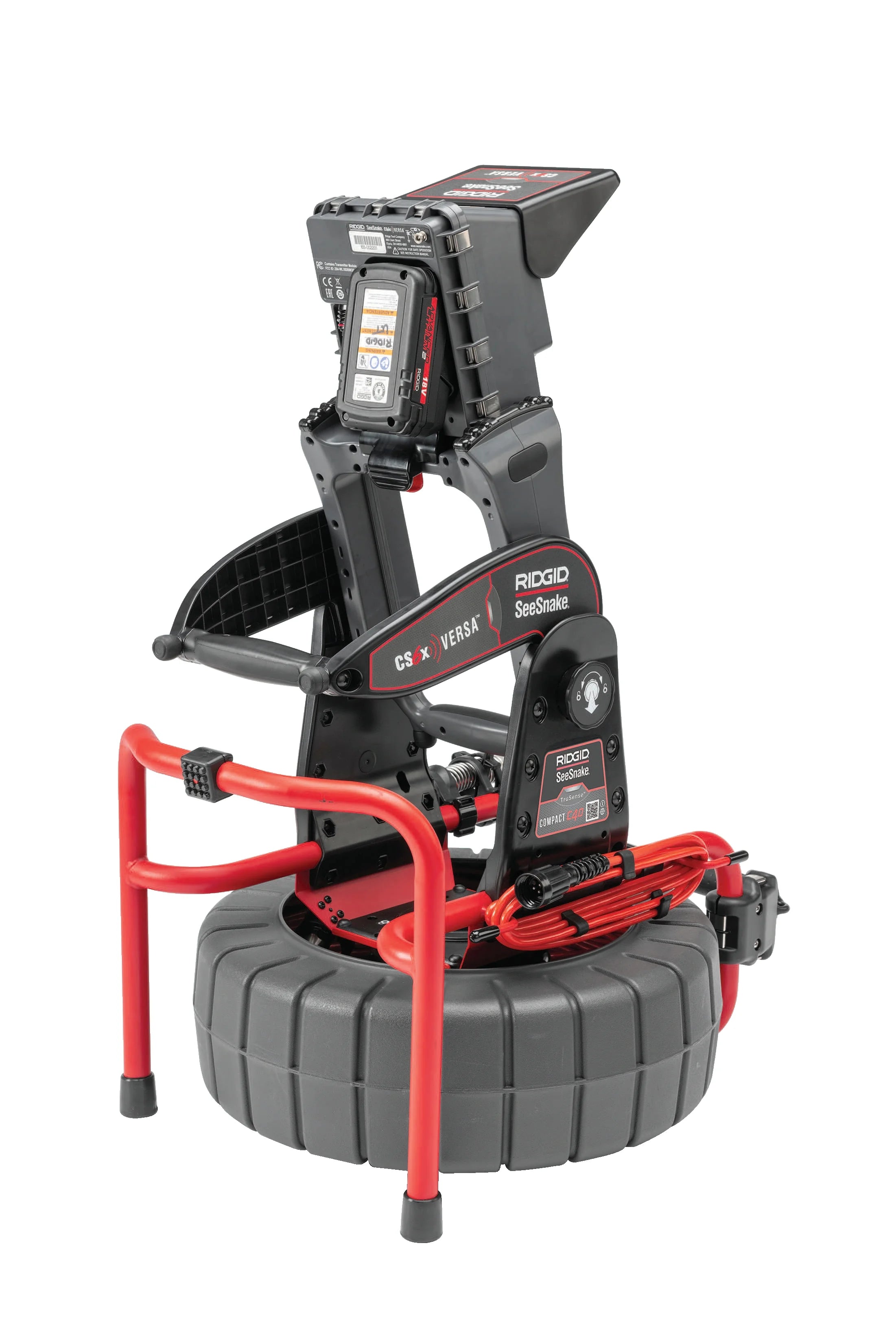 RIDGID 63828 - Sistema SeeSnake® Compact C40 Con Monitor CS6x VERSA, Batería Y Cargador